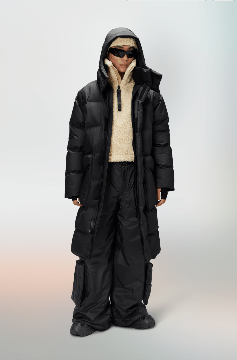 RAINS HARBIN Long Puffer Jacket W3T4 - Boutique Bubbles