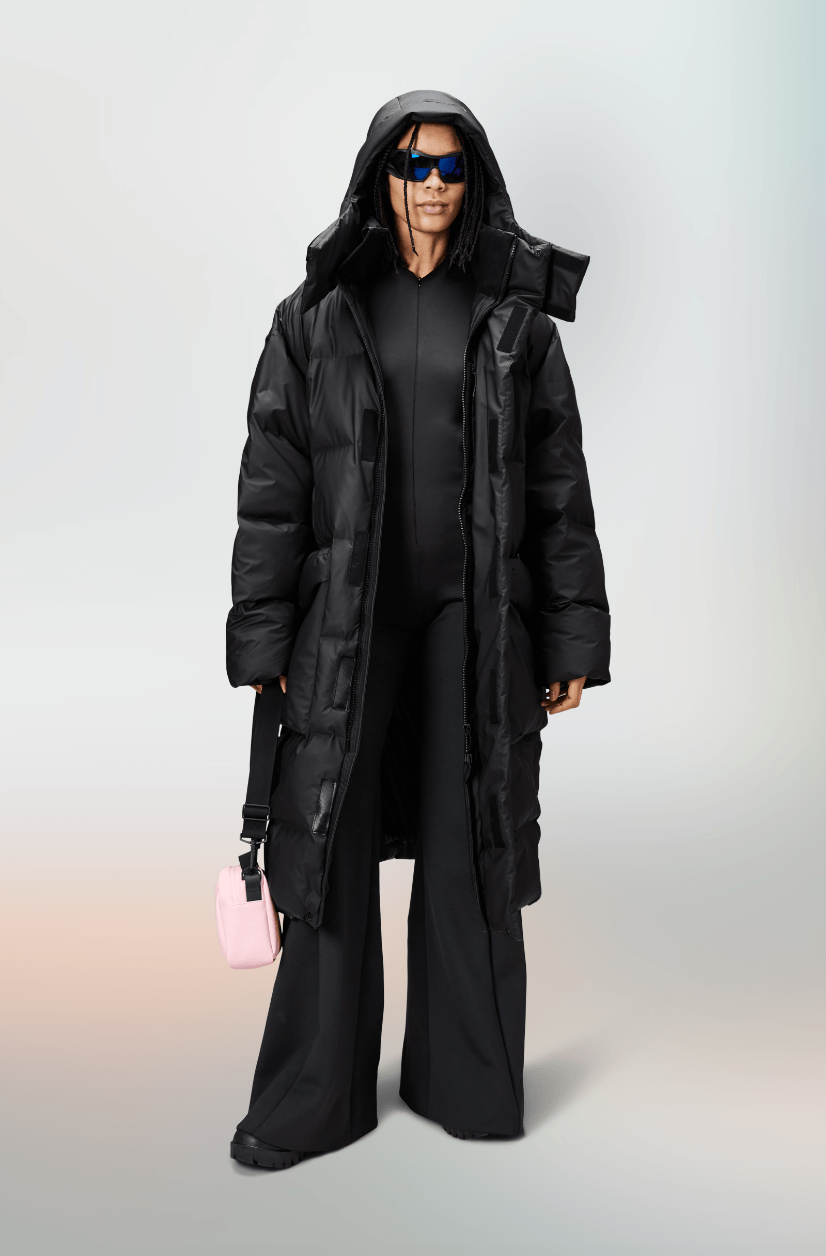 RAINS HARBIN Long Puffer Jacket W3T4 - Boutique Bubbles