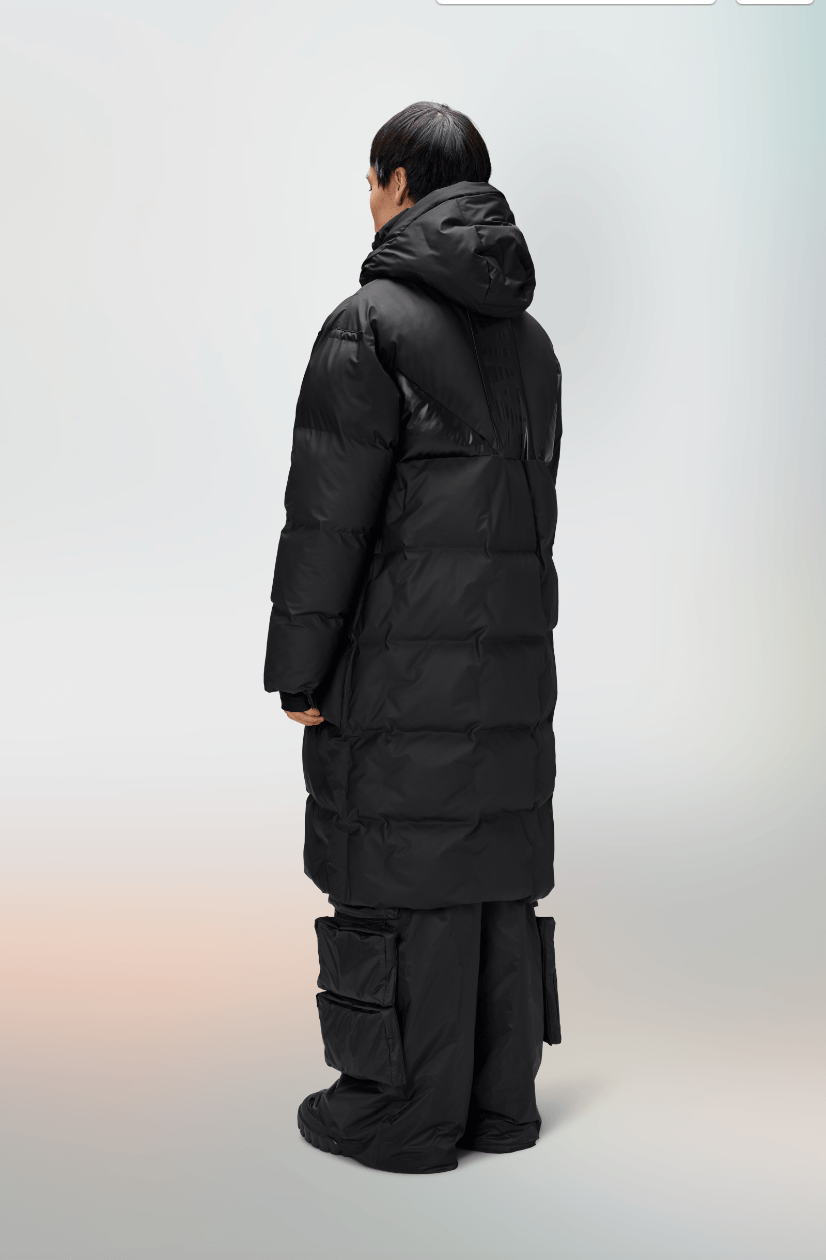 RAINS HARBIN Long Puffer Jacket W3T4 - Boutique Bubbles