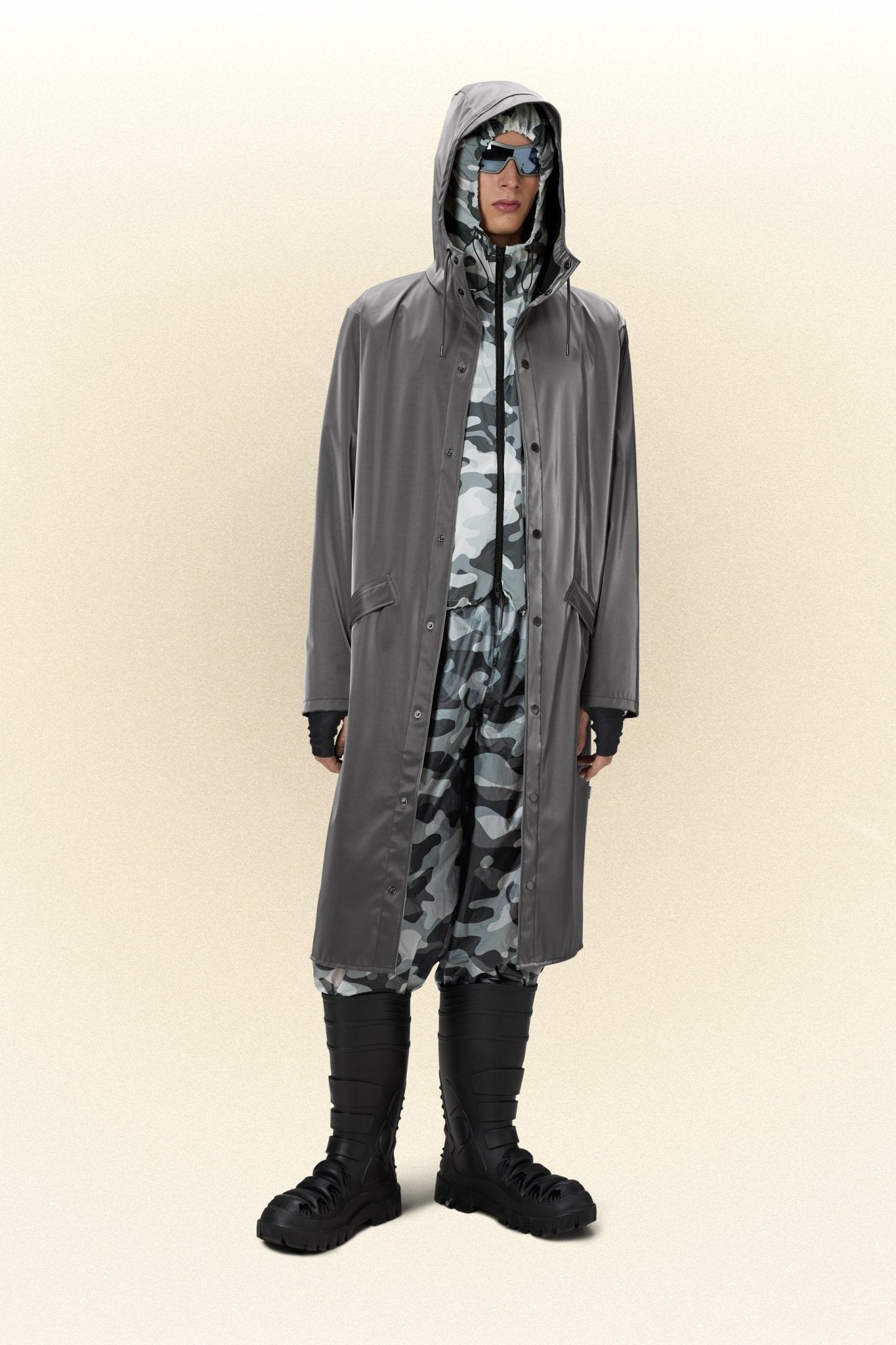 RAINS LONGER Jacket W3 - Boutique Bubbles