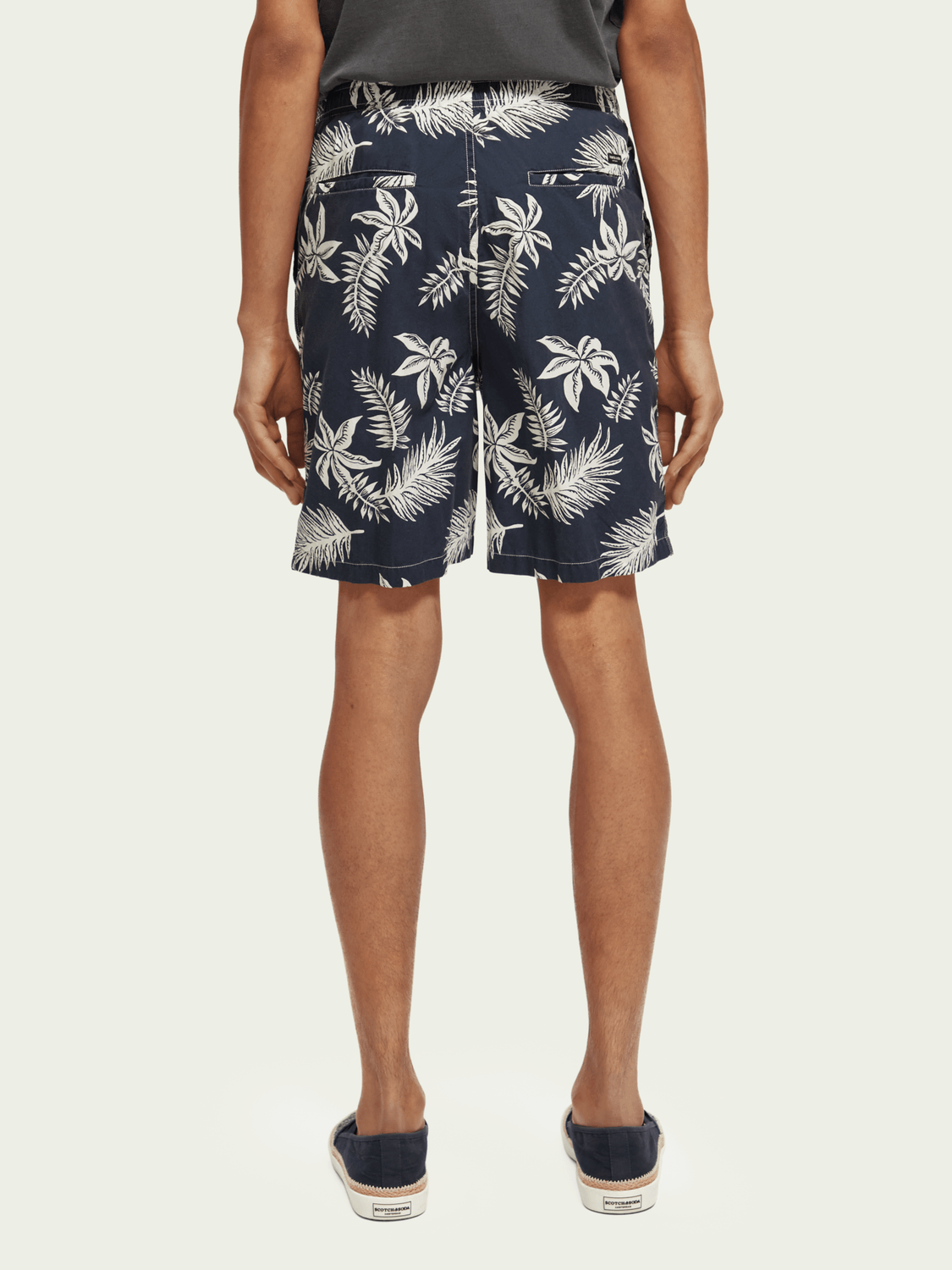 SCOTCH&SODA - Printed poplin Bermuda shorts - Boutique Bubbles
