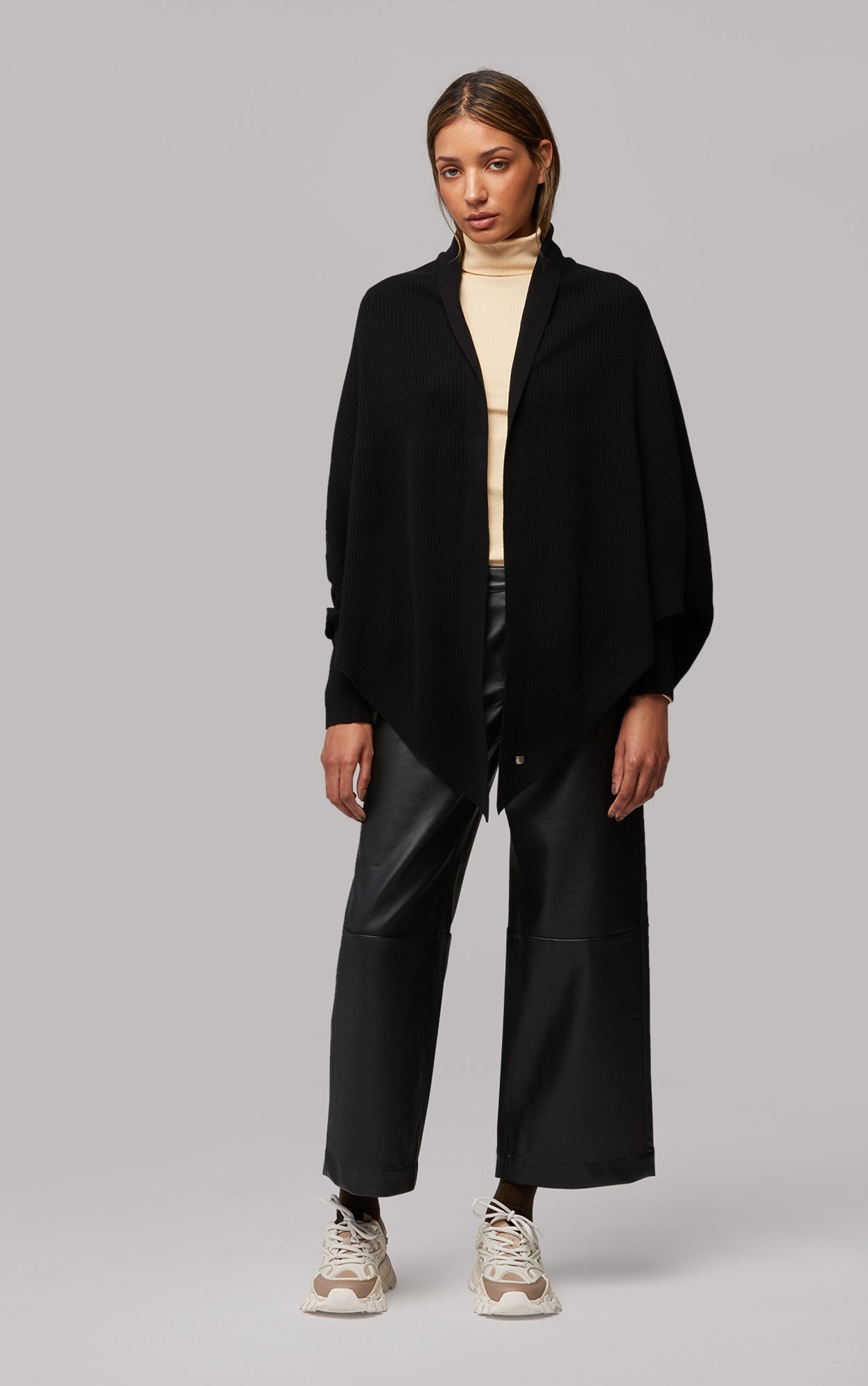 SOIA&KYO BECCA - ribbed knit scarfigan - Boutique Bubbles