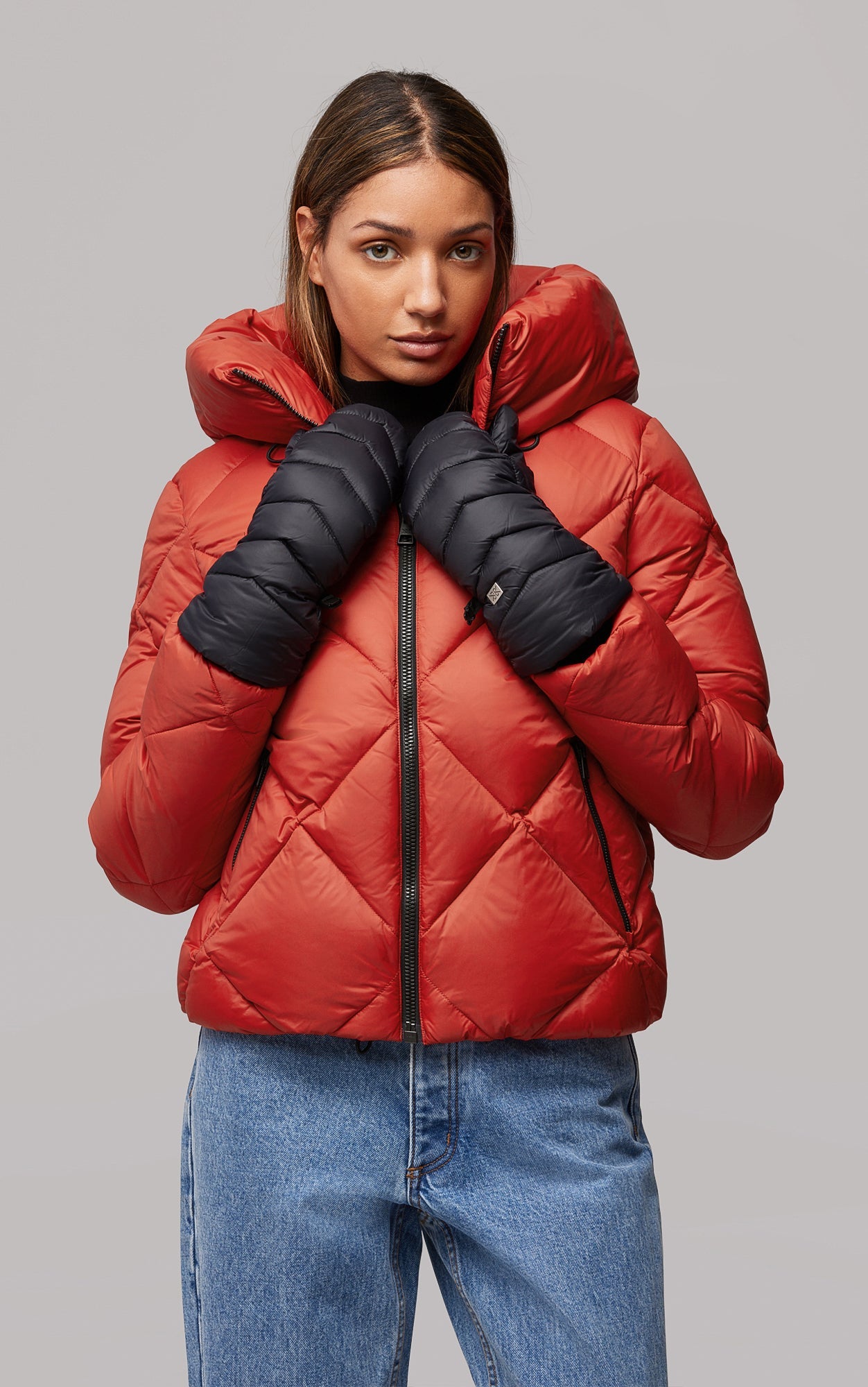 SOIA&KYO JULIA - sustainable quilted puffer mittens - Boutique Bubbles