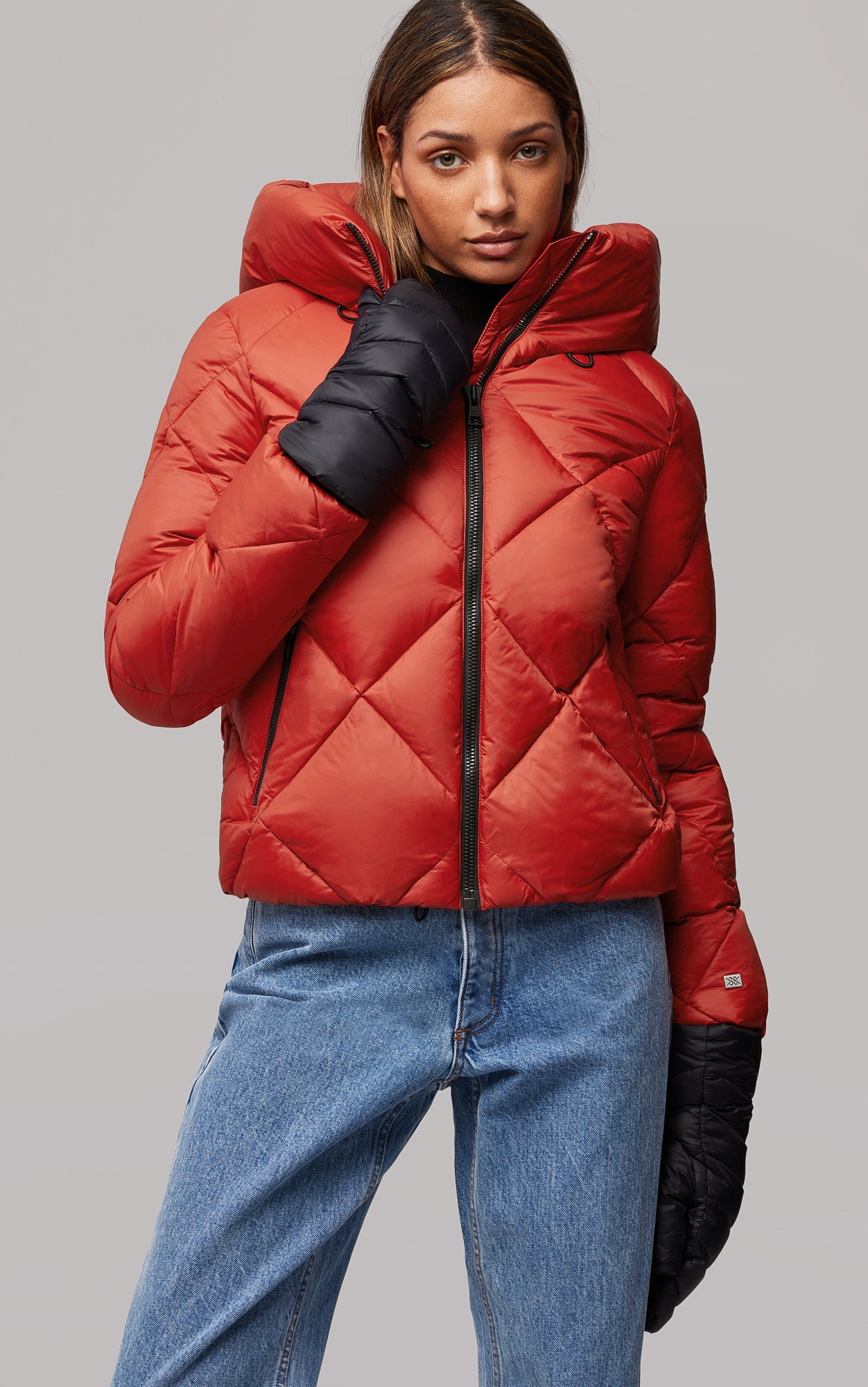 SOIA&KYO JULIA - sustainable quilted puffer mittens - Boutique Bubbles