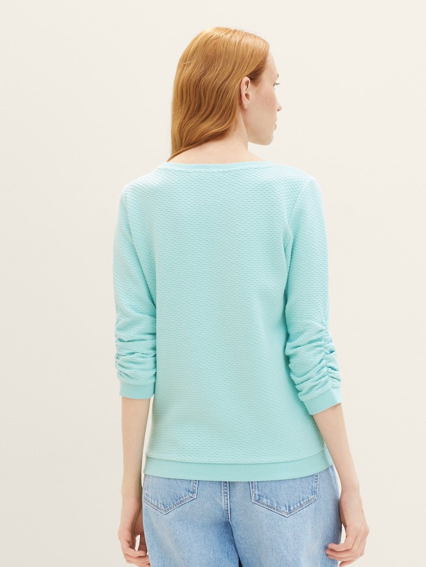 TOM TAILOR - Structured sweatshirt - 1039979 - Boutique Bubbles