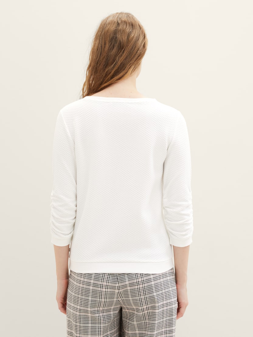 TOM TAILOR - Structured sweatshirt - 1039979 - Boutique Bubbles