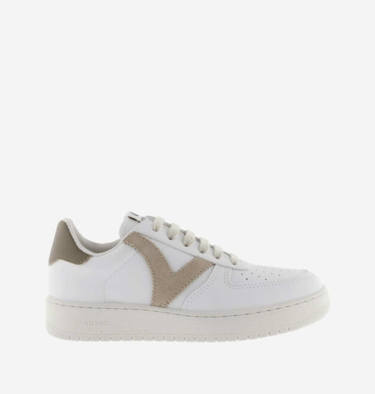 VICTORIA MADRID SYNTHETIC EFFECT CONTRAST LEATHER TRAINER - Boutique Bubbles