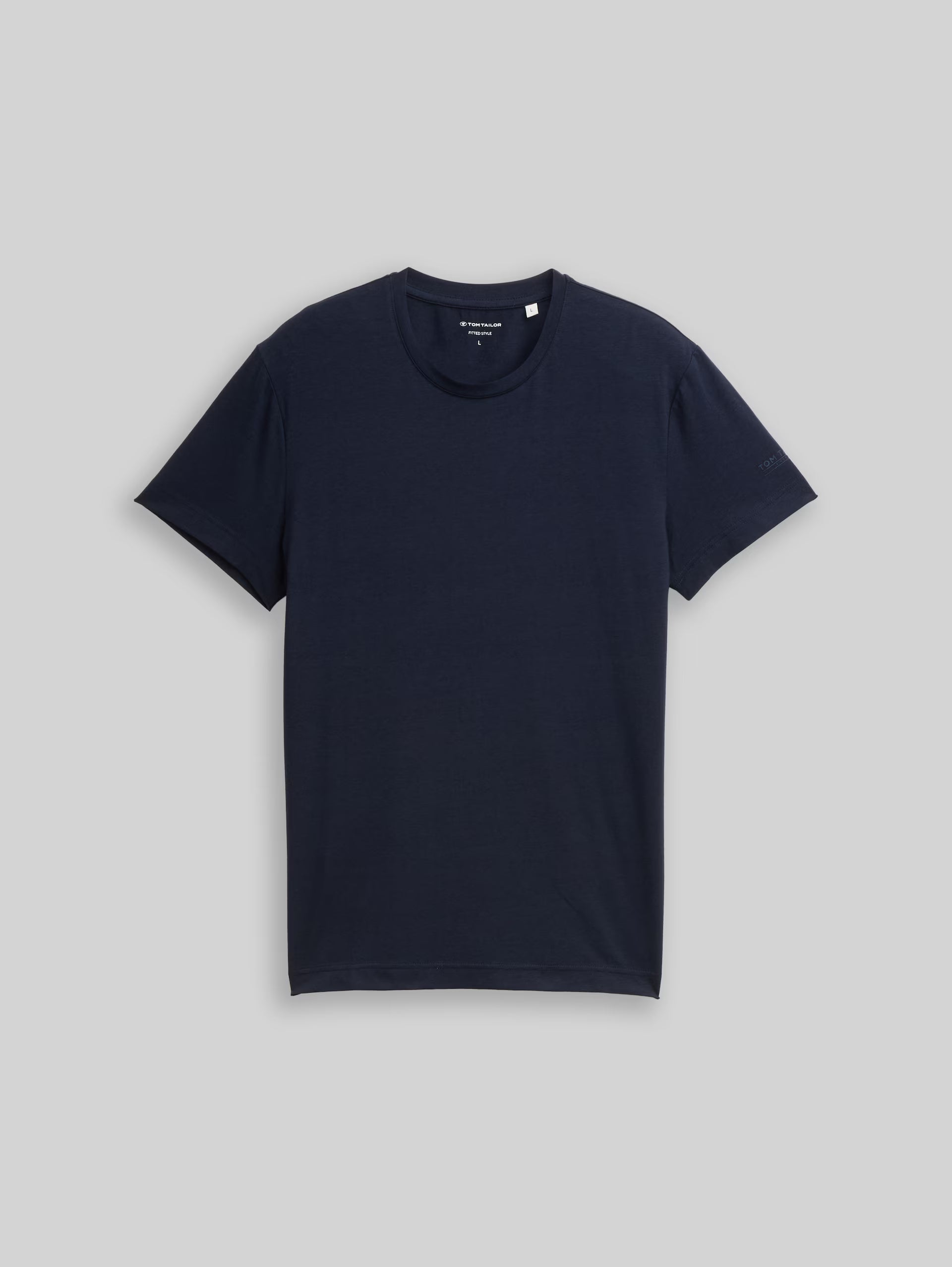 TOM TAILOR - Men fitted mercericed t-shirt - 1052677