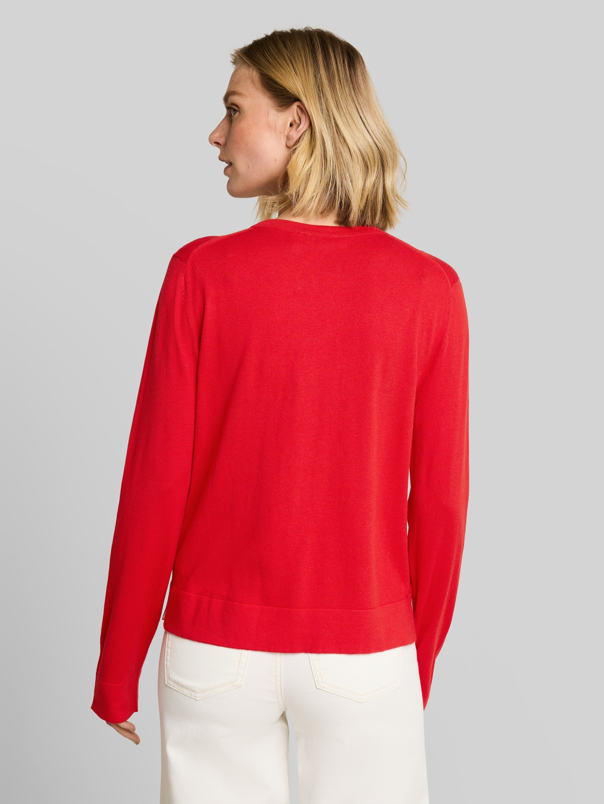 TOM TAILOR - Knit silk blend crewneck - 1052078