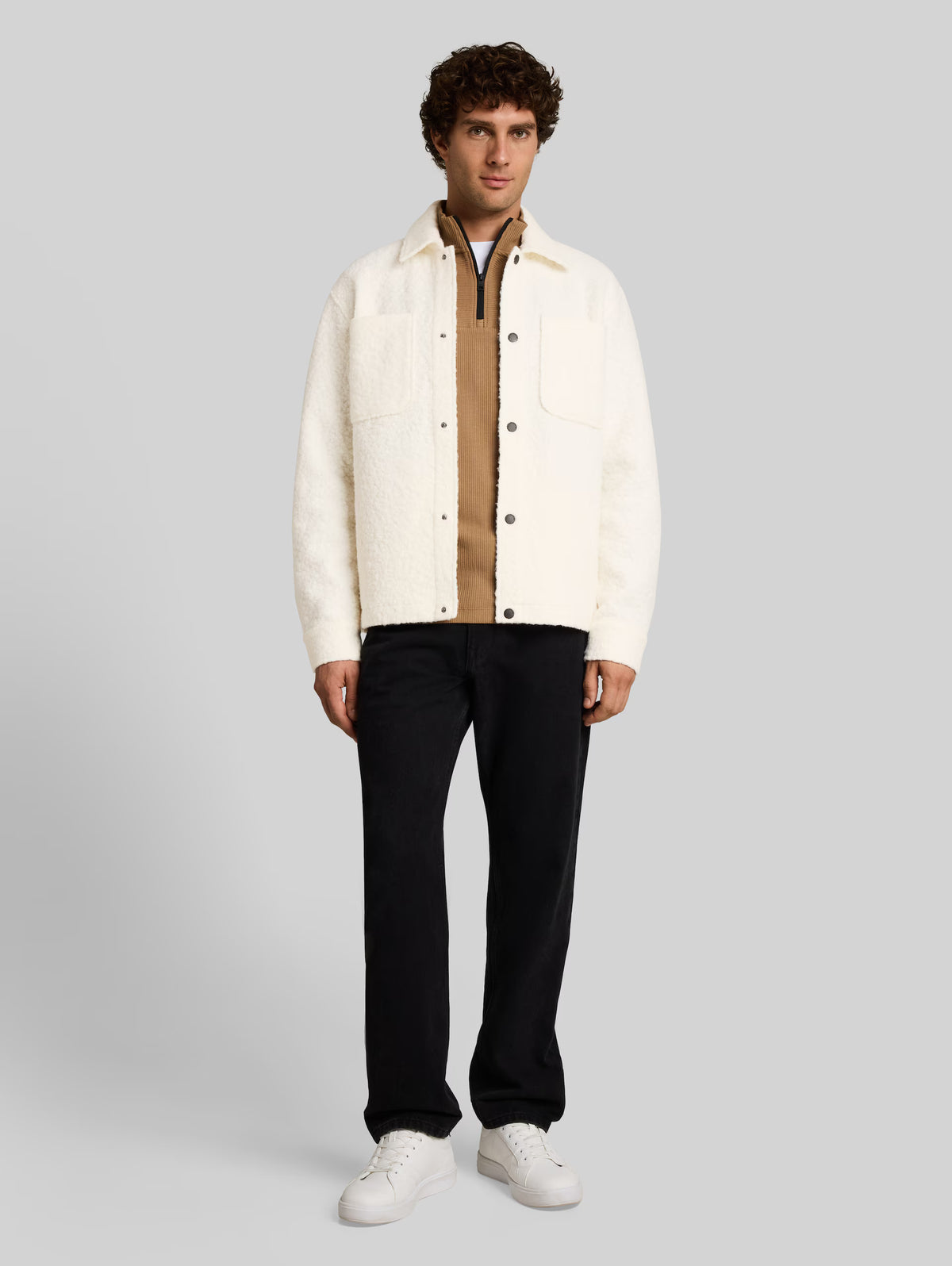 TOM TAILOR - Wool-effect overshirt - 1052295