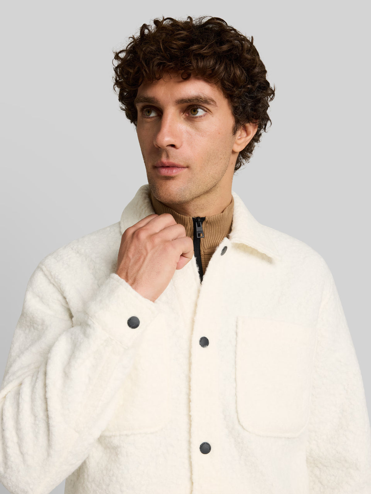 TOM TAILOR - Wool-effect overshirt - 1052295