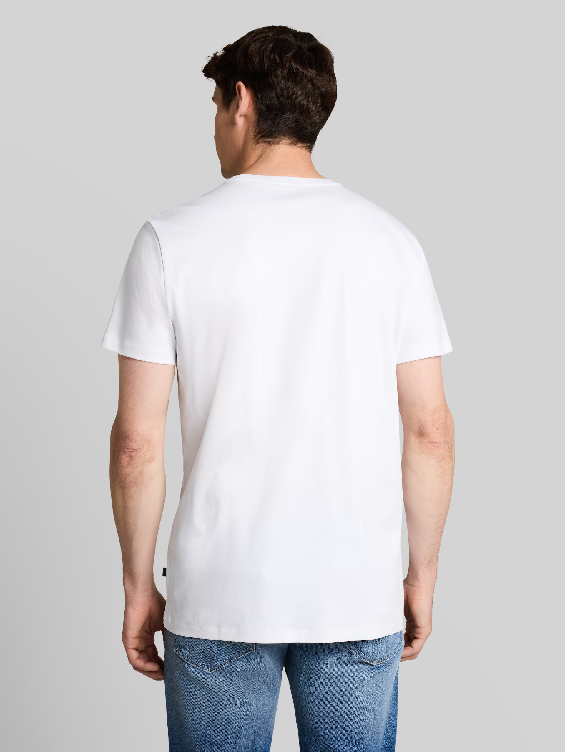 TOM TAILOR - Men fitted mercericed t-shirt - 1052677