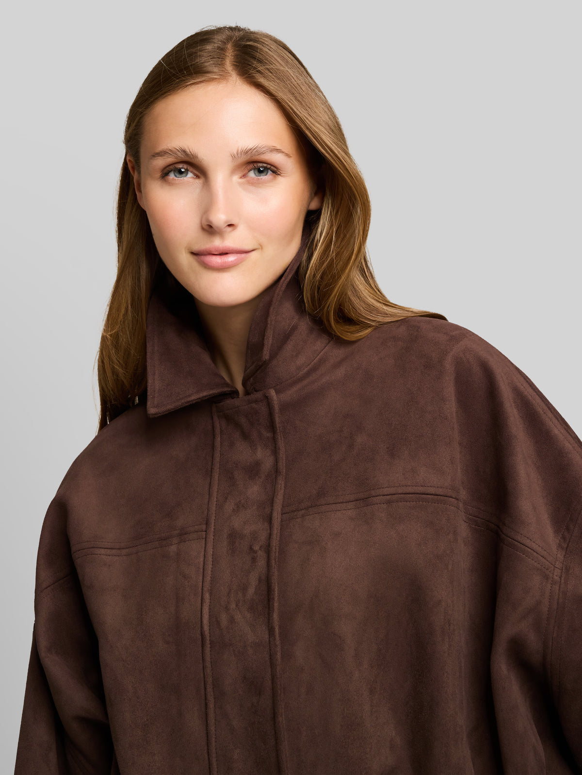 TOM TAILOR - Loose-fit jacket with a suede-effect finish - 1053092