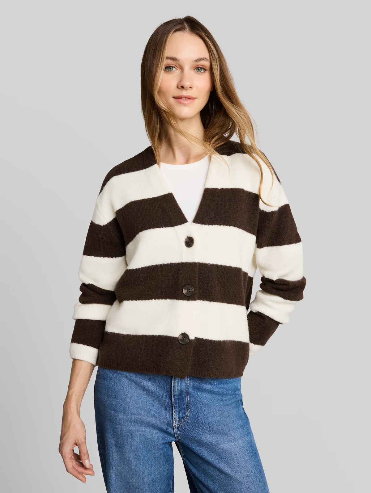 TOM TAILOR - Cosy cardigan with wool blend - 1053483