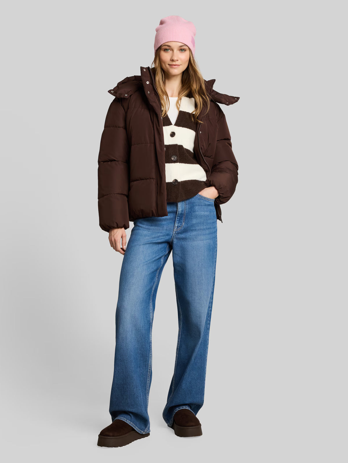 TOM TAILOR - Cosy cardigan with wool blend - 1053483