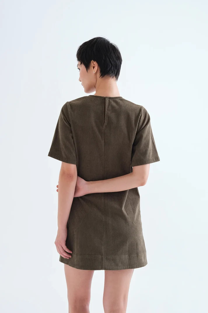 COMPANIA FANTASTICA - Corduroy Short Dress - 63C/11028