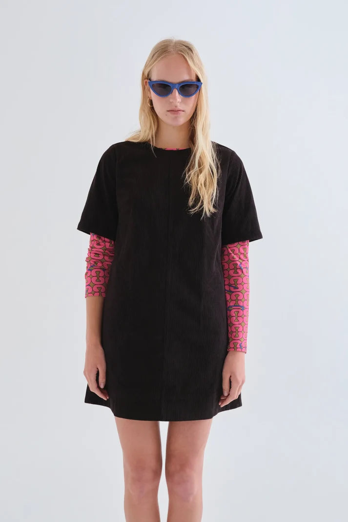 COMPANIA FANTASTICA - Corduroy Short Dress - 63C/11029