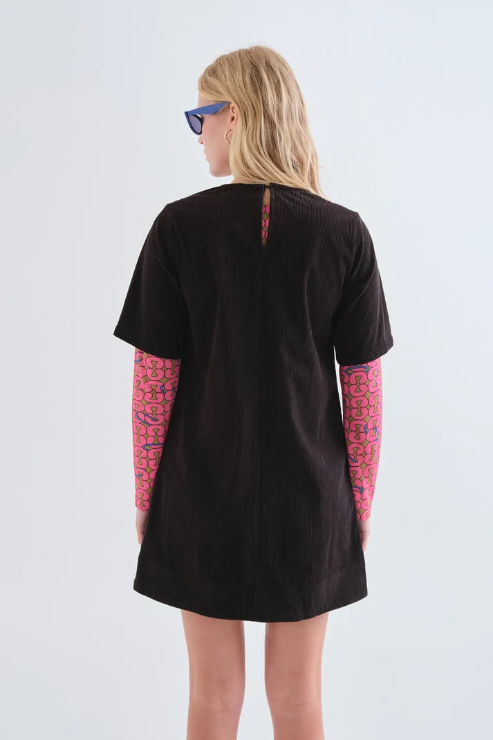 COMPANIA FANTASTICA - Corduroy Short Dress - 63C/11029