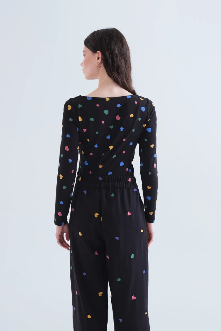 COMPANIA FANTASTICA - Candy Prt L/S T-Shirt - 63C/11045