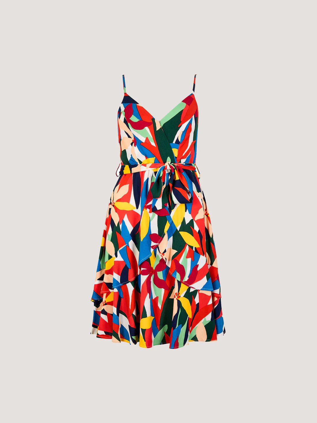 APRICOT - Colour Block Layered Cami Dress - X190713 - Boutique Bubbles