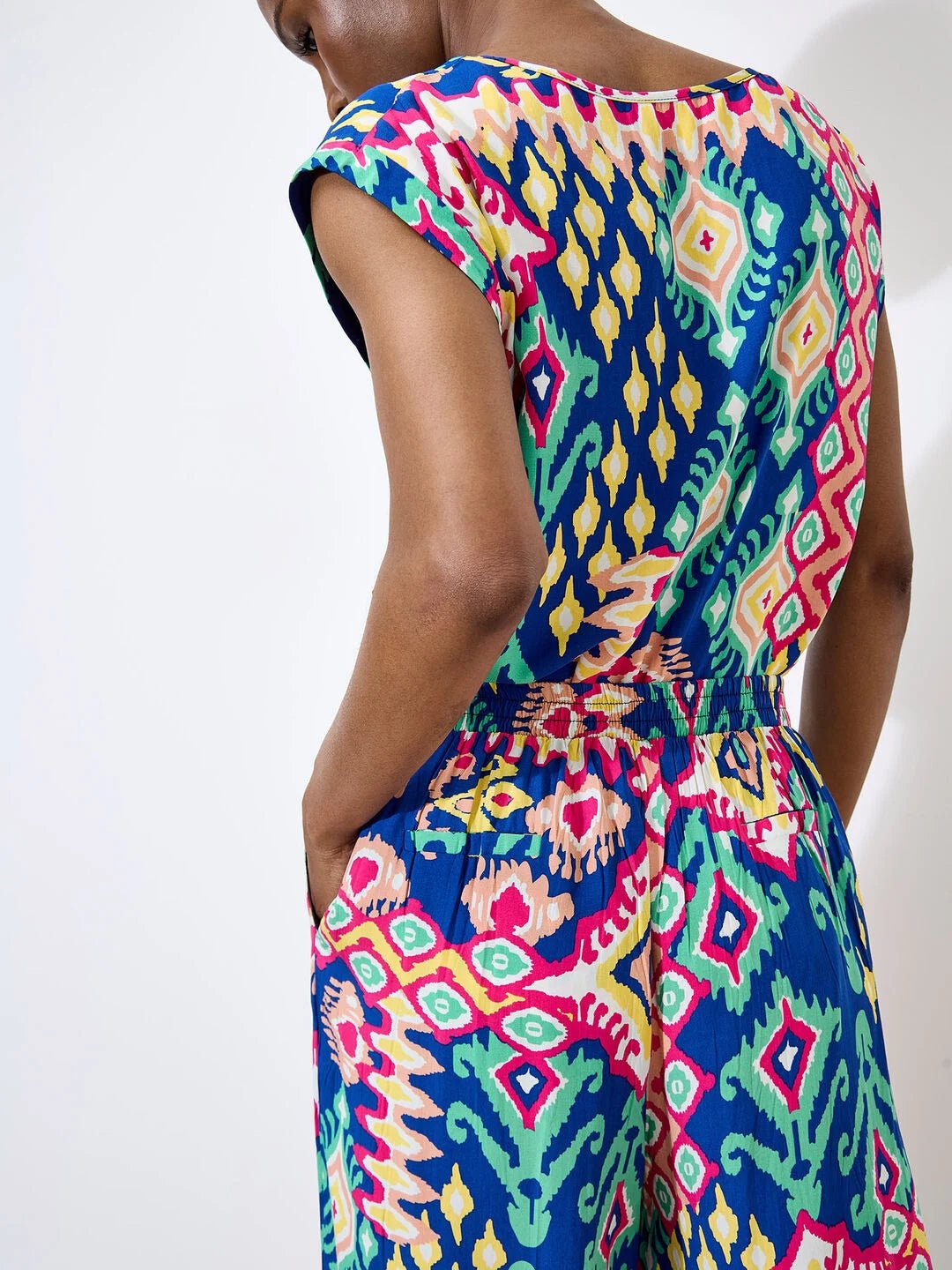 APRICOT - Ikat Colour Pop Top - 931763 - Boutique Bubbles