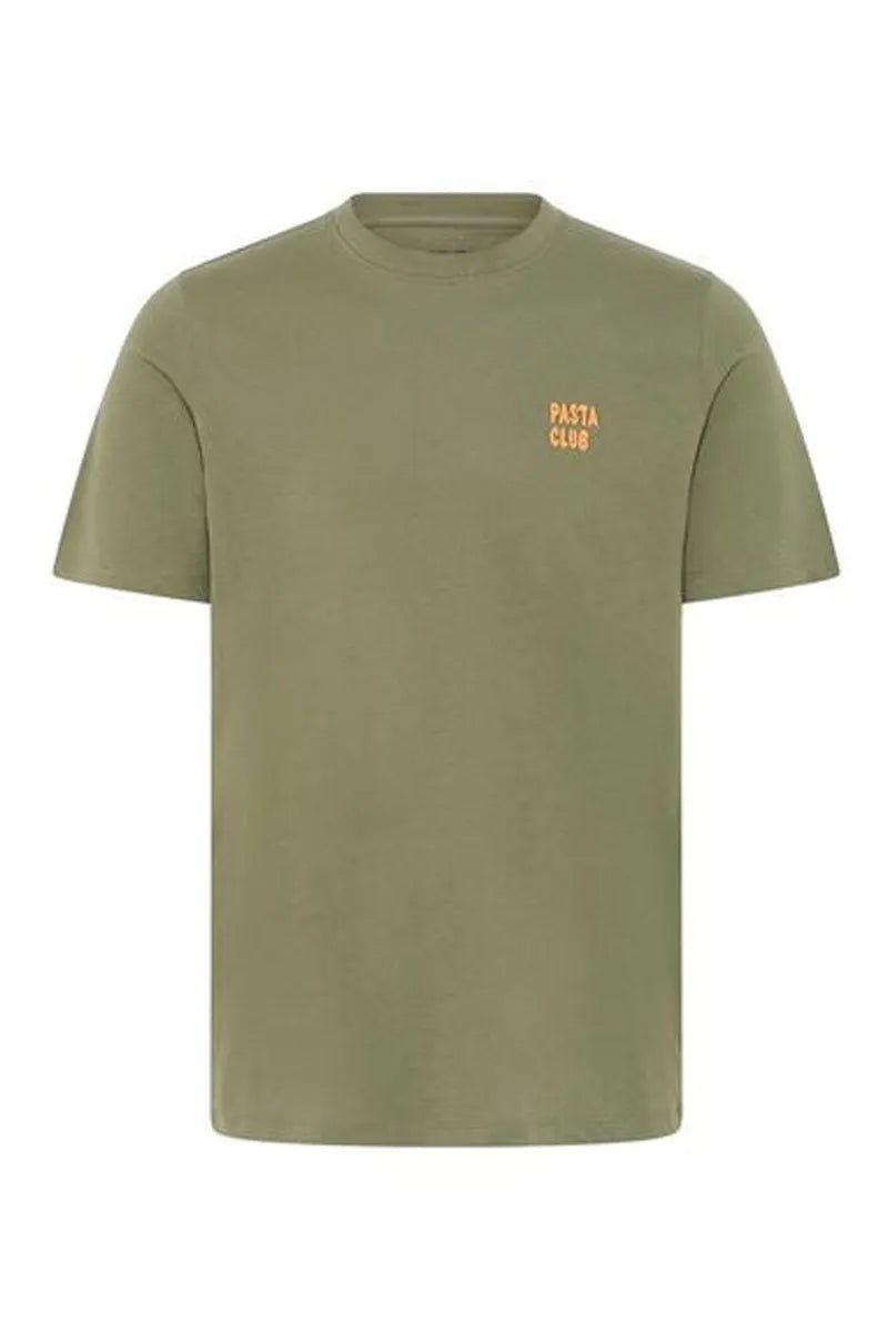 BLEND - BHKAAN EMB Oversized cotton T-shirt - Green - 20720584 - Boutique Bubbles