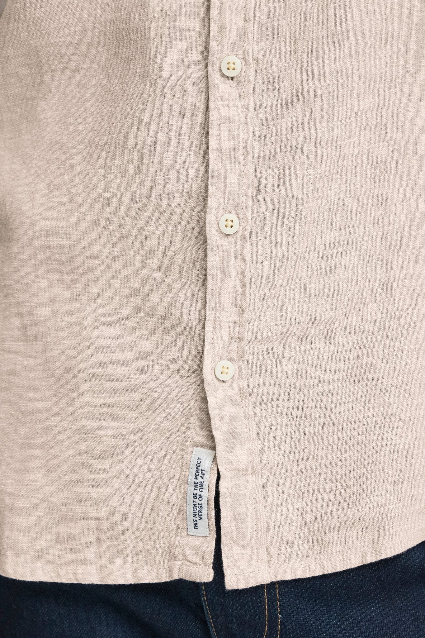 CASUAL FRIDAY - Anton BD LS linen shirt - 20504348 - Boutique Bubbles