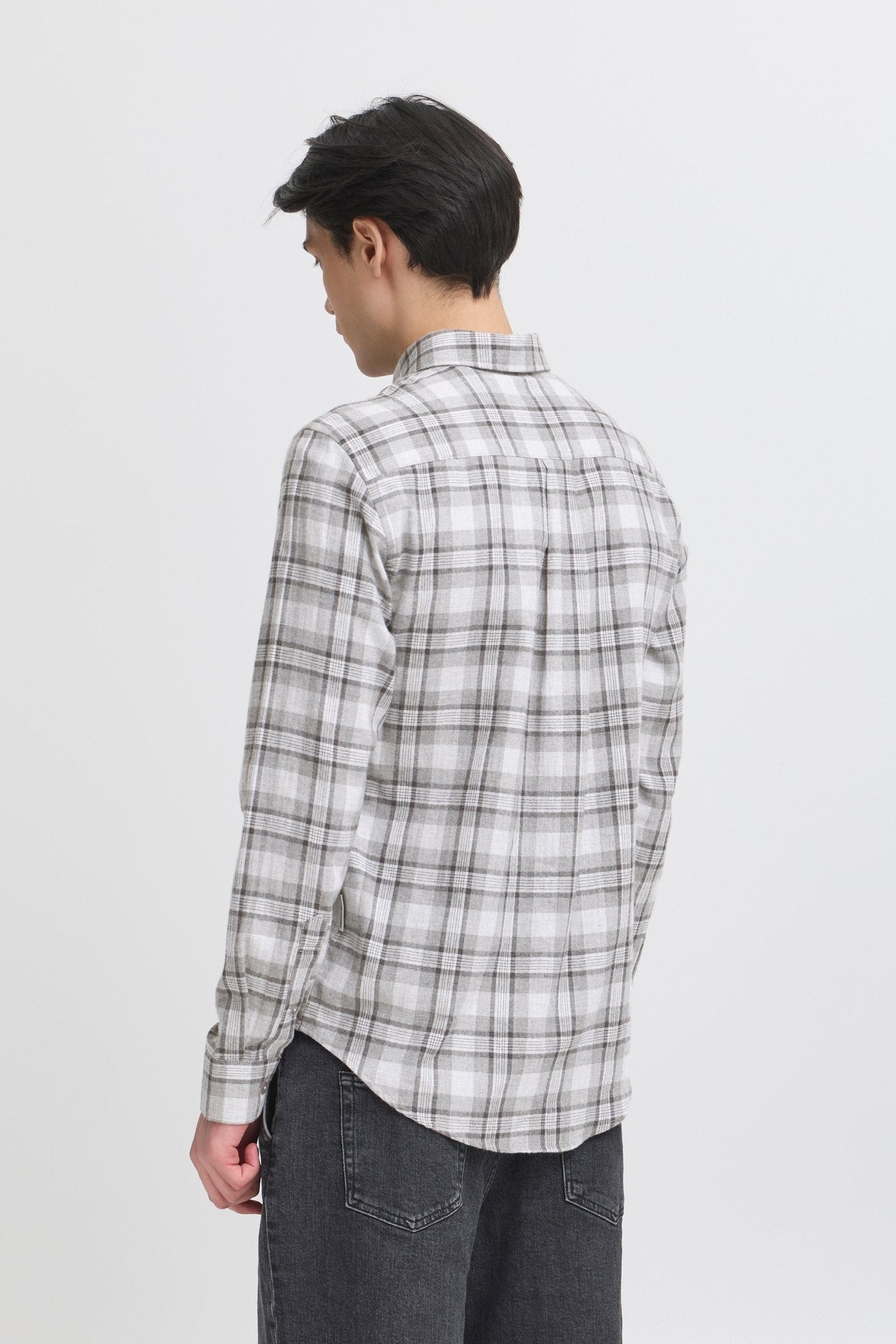 CASUAL FRIDAY - ANTONS 0159 checked brushed shirt - 20505585 - Boutique Bubbles