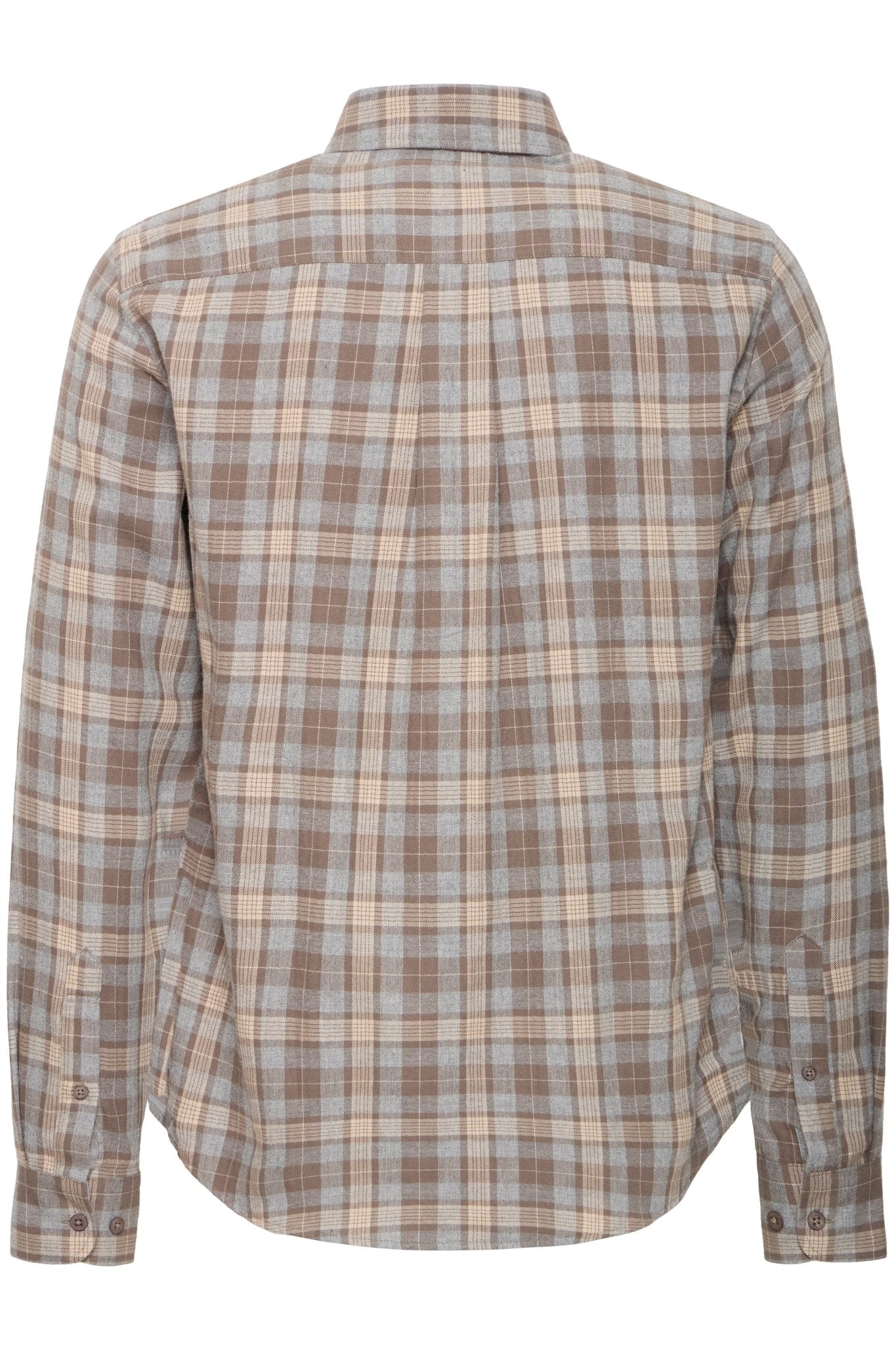 CASUAL FRIDAY - ANTONS 0159 checked brushed shirt - 20505585 - Boutique Bubbles