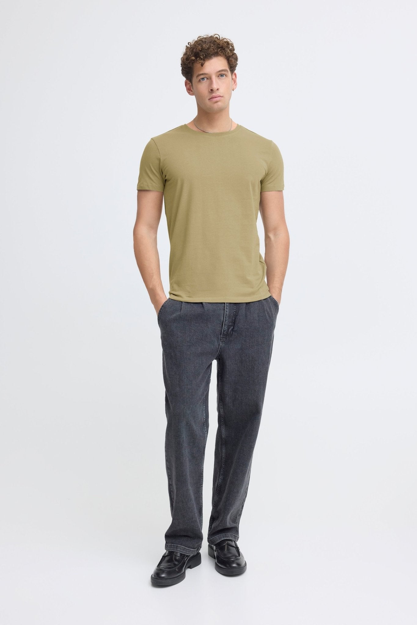 CASUAL FRIDAY - CFDAVIDE crew neck tee - 20503063 - Boutique Bubbles