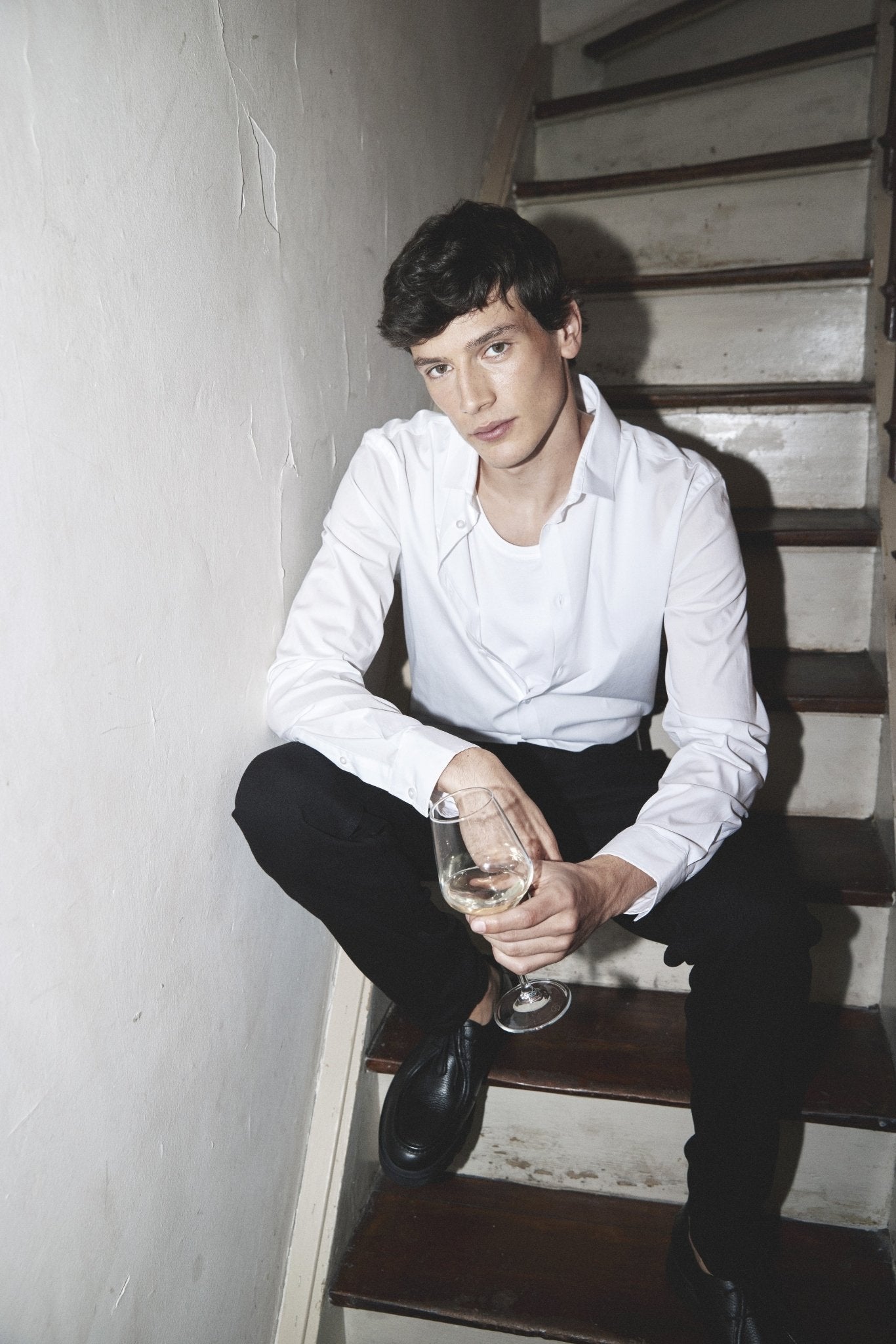 CASUAL FRIDAY - CFDAVIDE crew neck tee - 20503063 - Boutique Bubbles