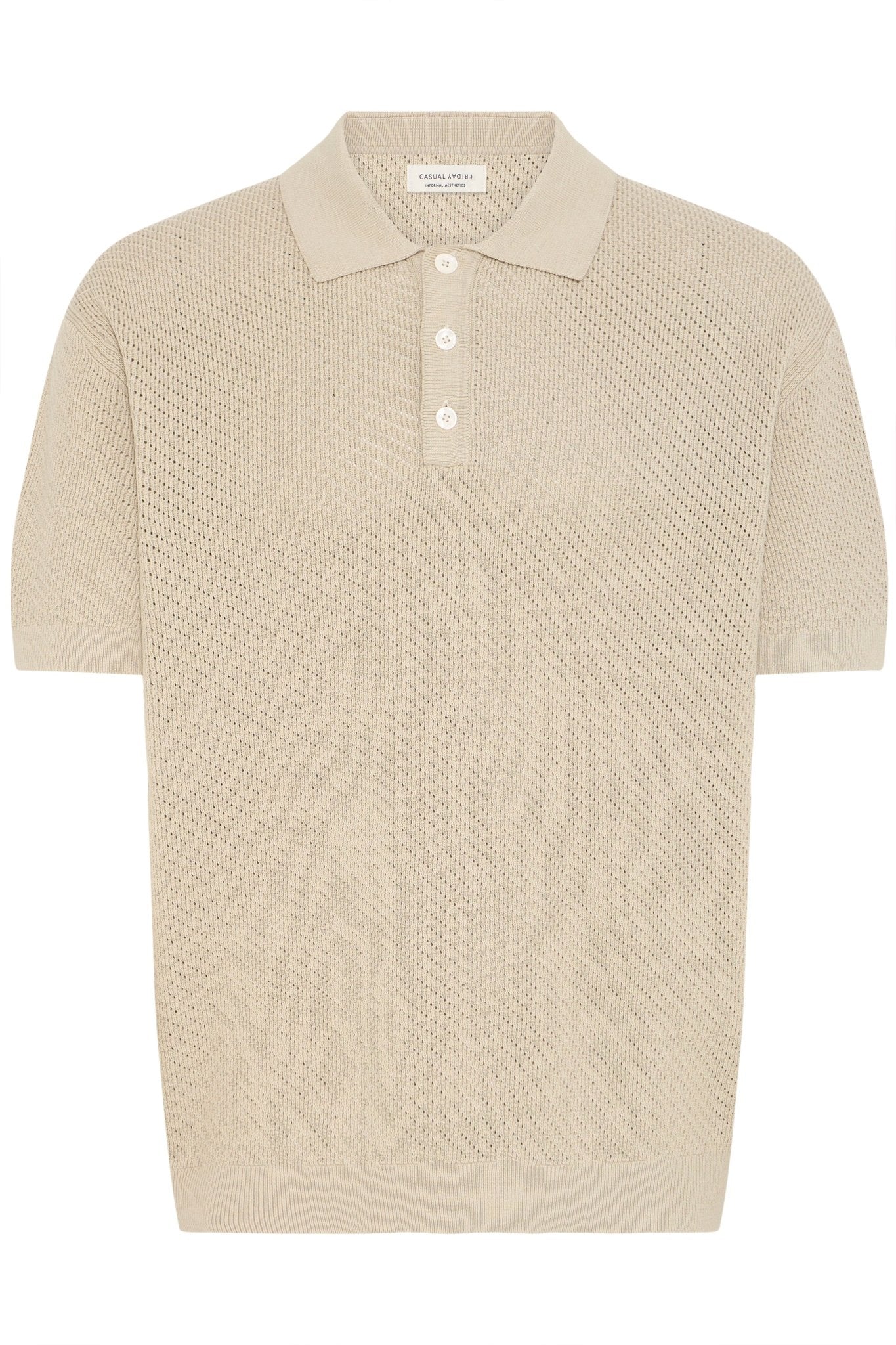 CASUAL FRIDAY - CFISAKSSON SS POLO KNIT - 20506172 - Boutique Bubbles