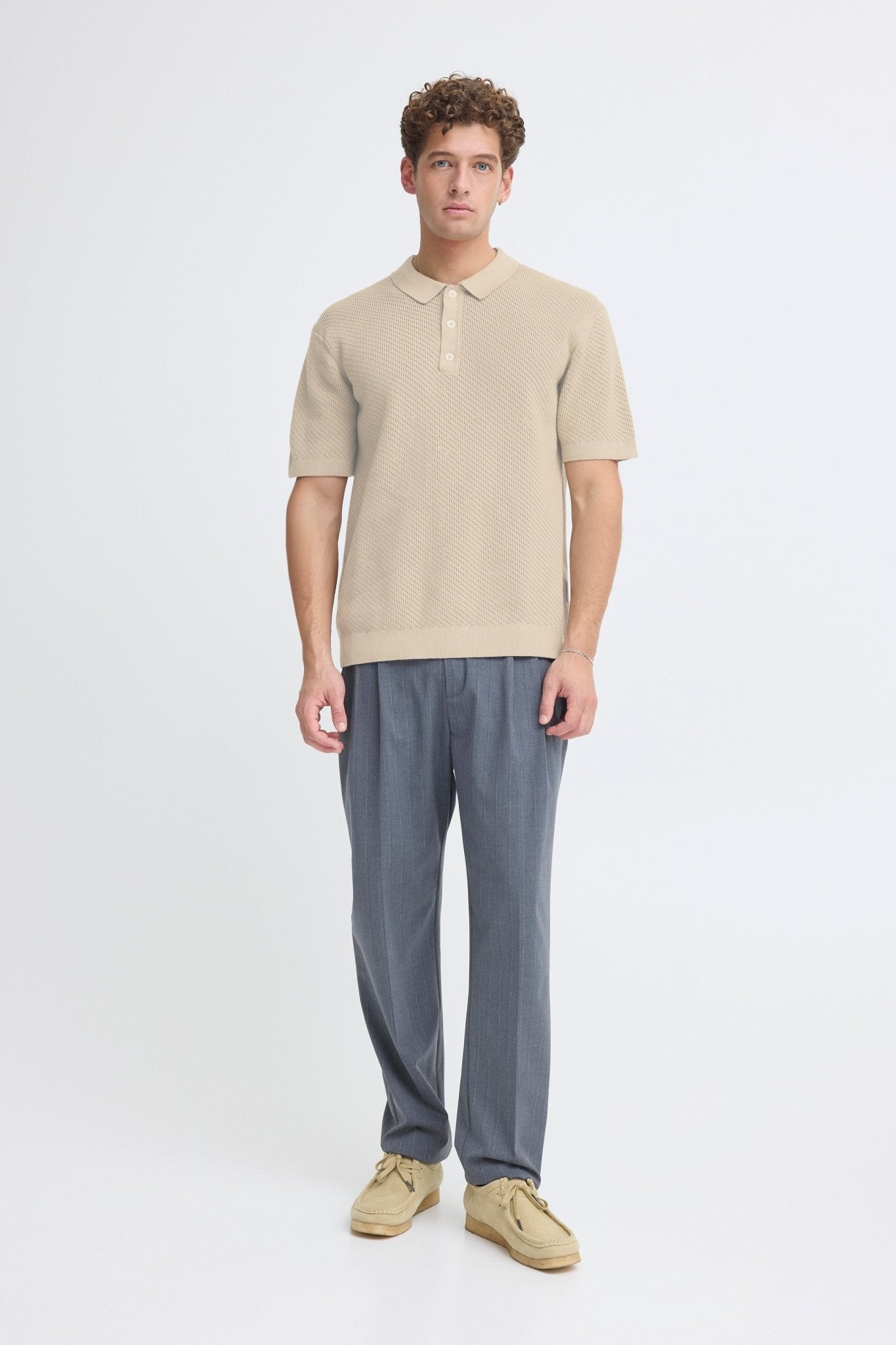 CASUAL FRIDAY - CFISAKSSON SS POLO KNIT - 20506172 - Boutique Bubbles
