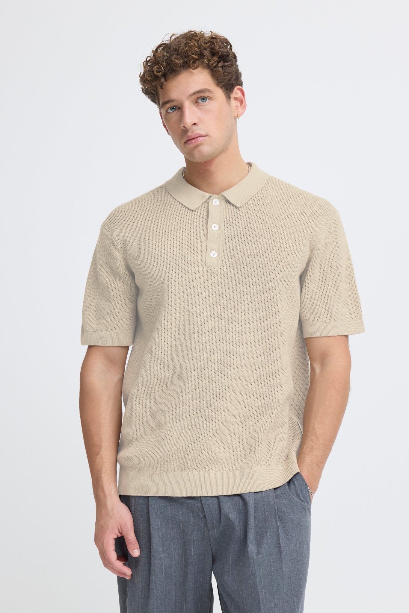 CASUAL FRIDAY - CFISAKSSON SS POLO KNIT - 20506172 - Boutique Bubbles
