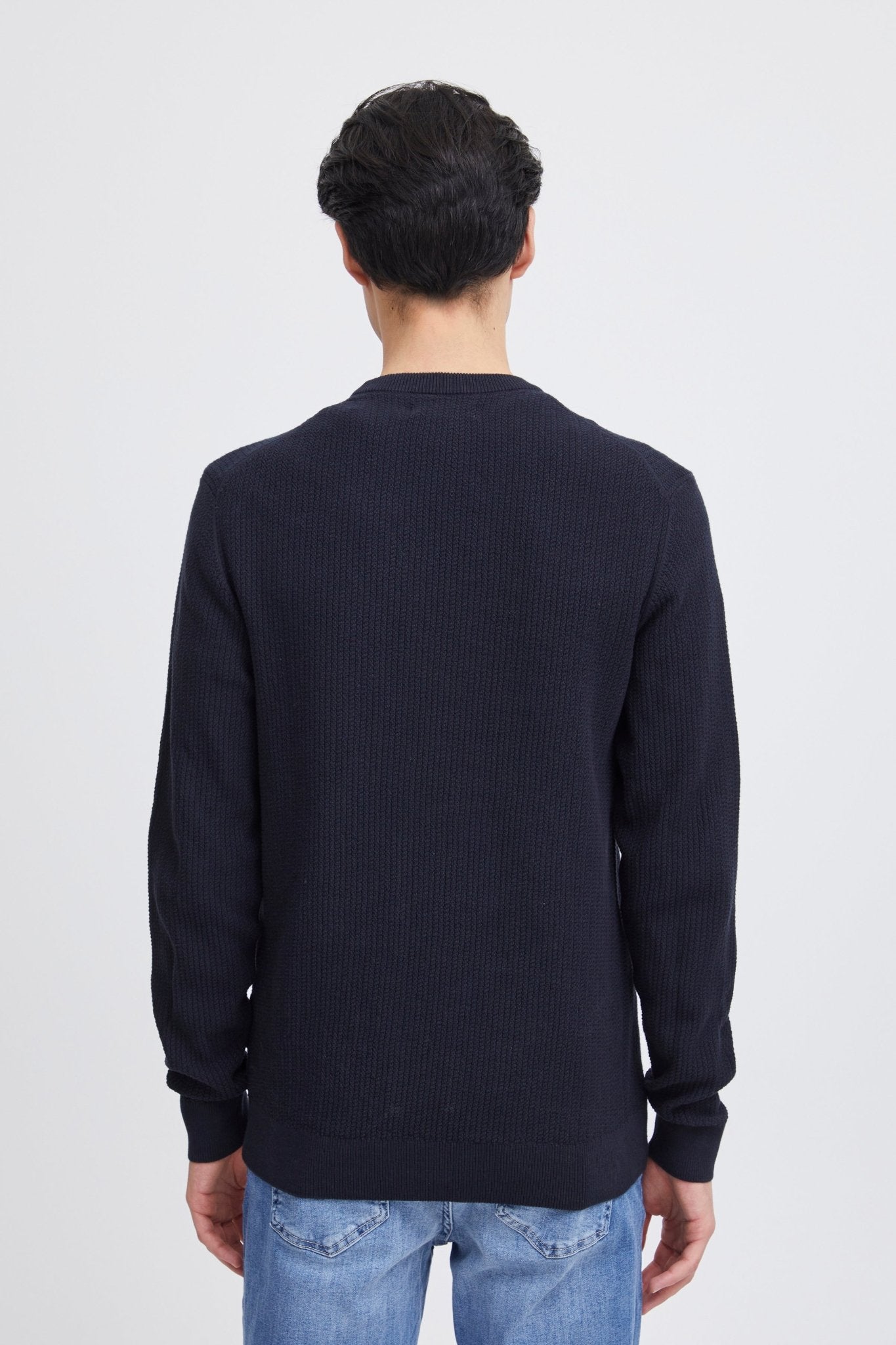 CASUAL FRIDAY - CFKARL structured crew neck knit - 20505088 - Boutique Bubbles