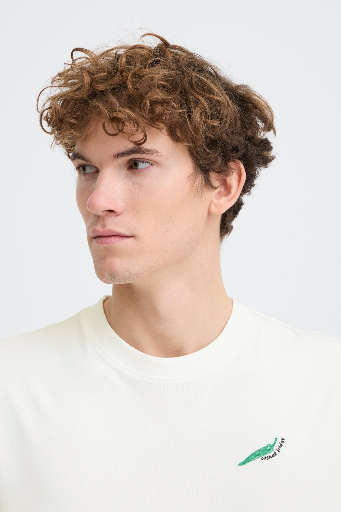 CASUAL FRIDAY - CFLINDER 0255 TEE WITH EMB. - 20506201 - Boutique Bubbles