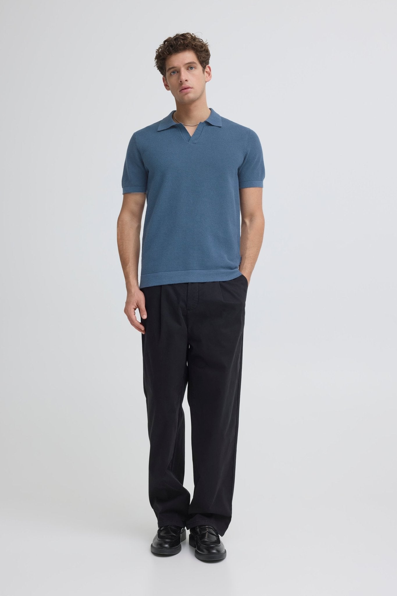 CASUAL FRIDAY - CFMATEO SS STRUCTURED POLO KNIT - 20505399 - Boutique Bubbles