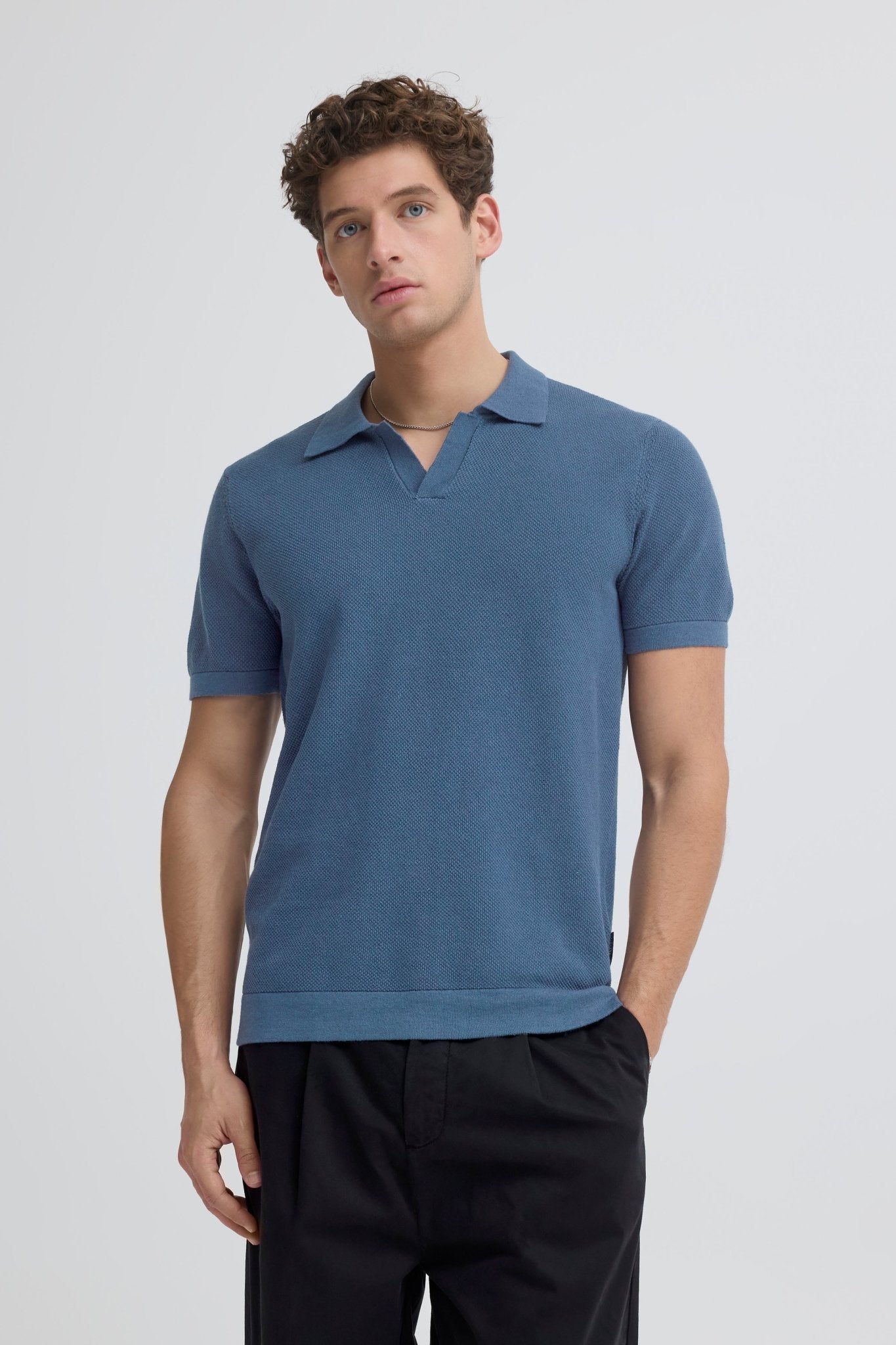 CASUAL FRIDAY - CFMATEO SS STRUCTURED POLO KNIT - 20505399 - Boutique Bubbles