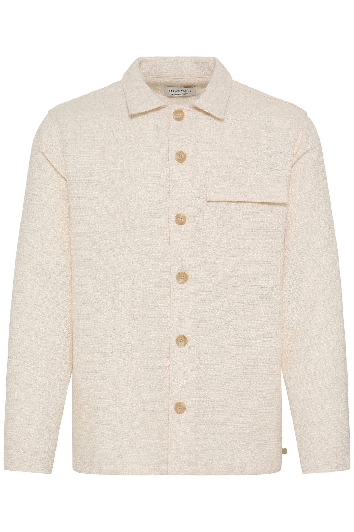 CASUAL FRIDAY - CFMATT STRUCTURED OVERSHIRT - 20506167 - Boutique Bubbles