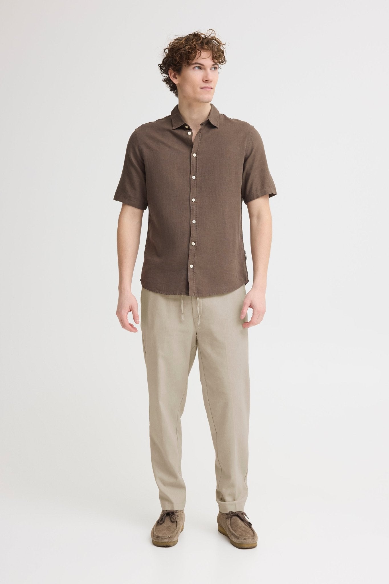 CASUAL FRIDAY - CFPILOU 0262 LINEN MIX PANTS - 20506226 - Boutique Bubbles