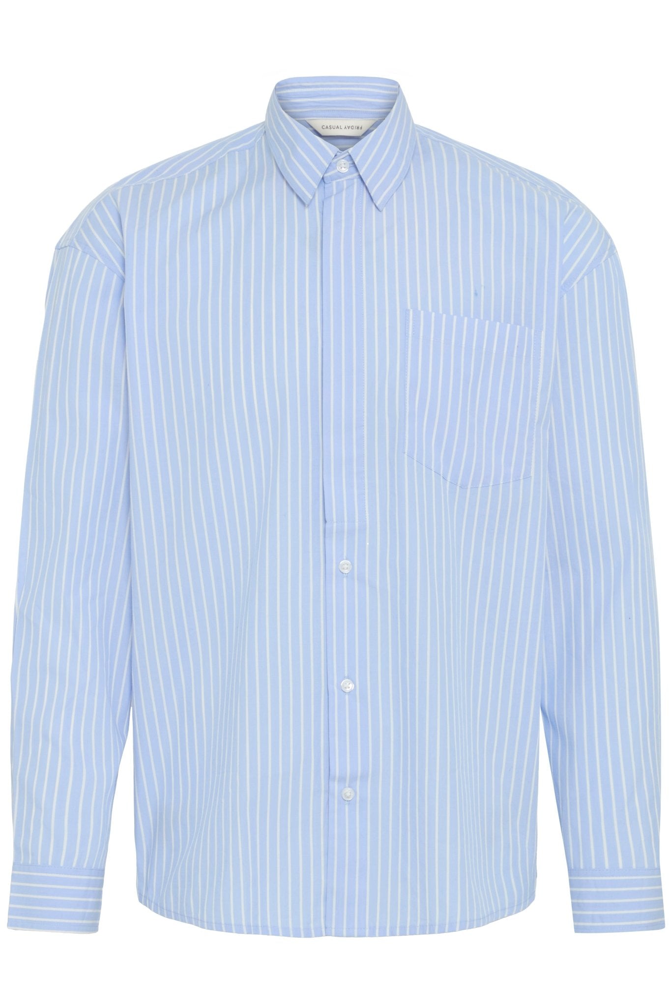 CASUAL FRIDAY - CFSIXTEN Long - sleeve wide striped shirt - 20505571 - Boutique Bubbles