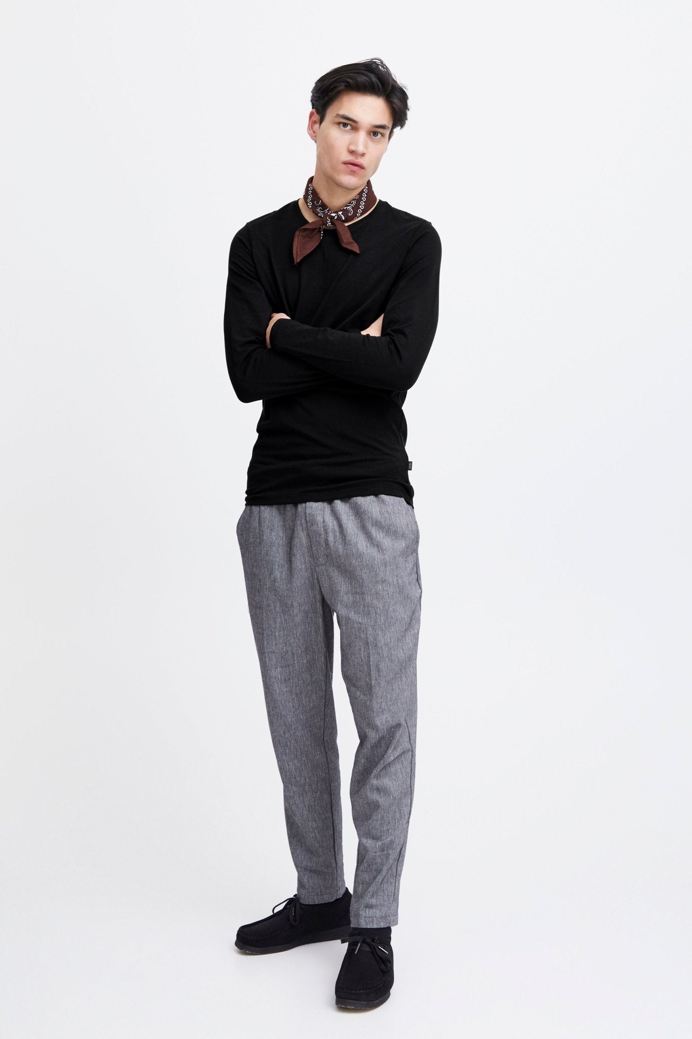 CASUAL FRIDAY - CFTHEO LS tee - 20503726 - Boutique Bubbles