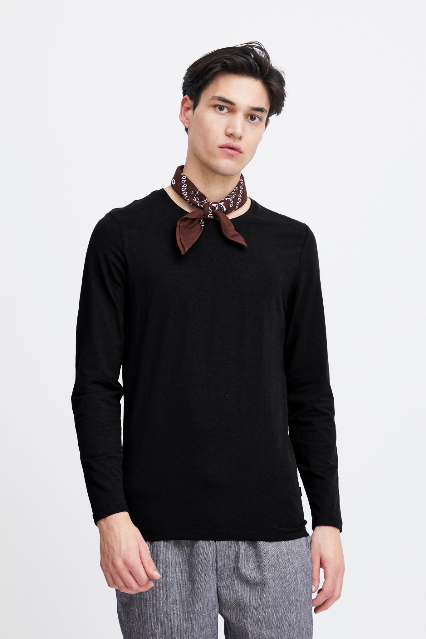 CASUAL FRIDAY - CFTHEO LS tee - 20503726 - Boutique Bubbles