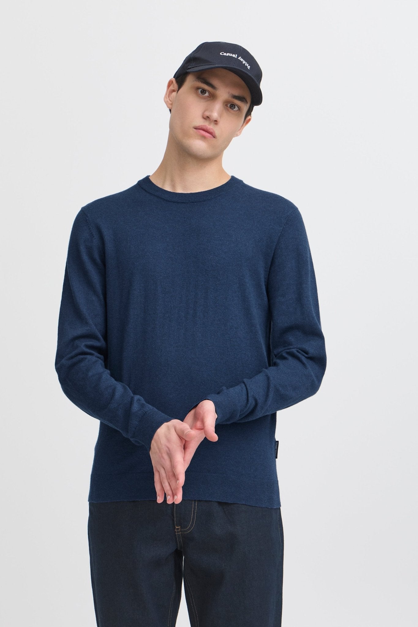 CASUAL FRIDAY - HALFDAN 0226 crew neck knit - 20505603 - Boutique Bubbles