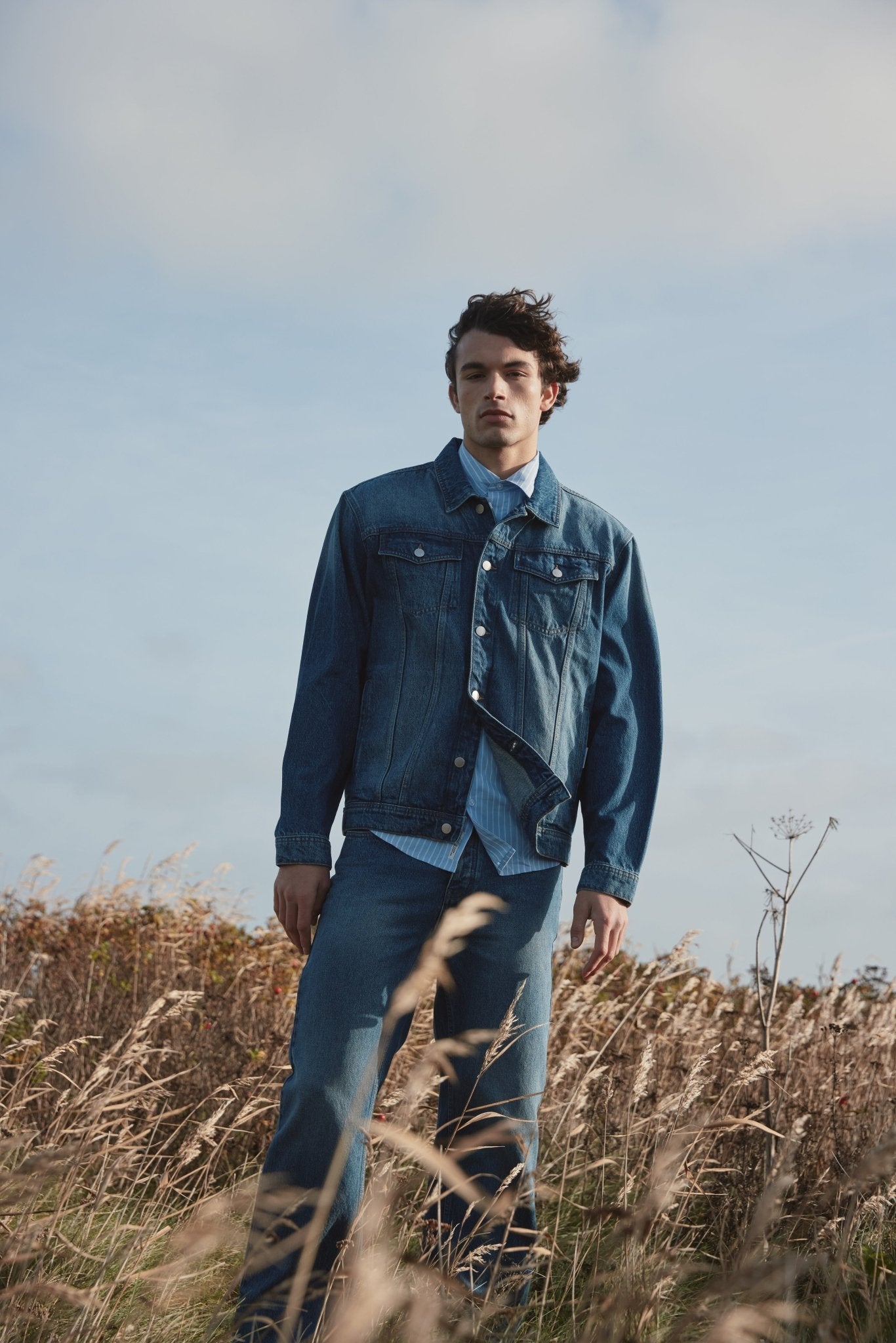 CASUAL FRIDAY - MAXEMIL0222 relaxed denim jacket - 20505563 - Boutique Bubbles