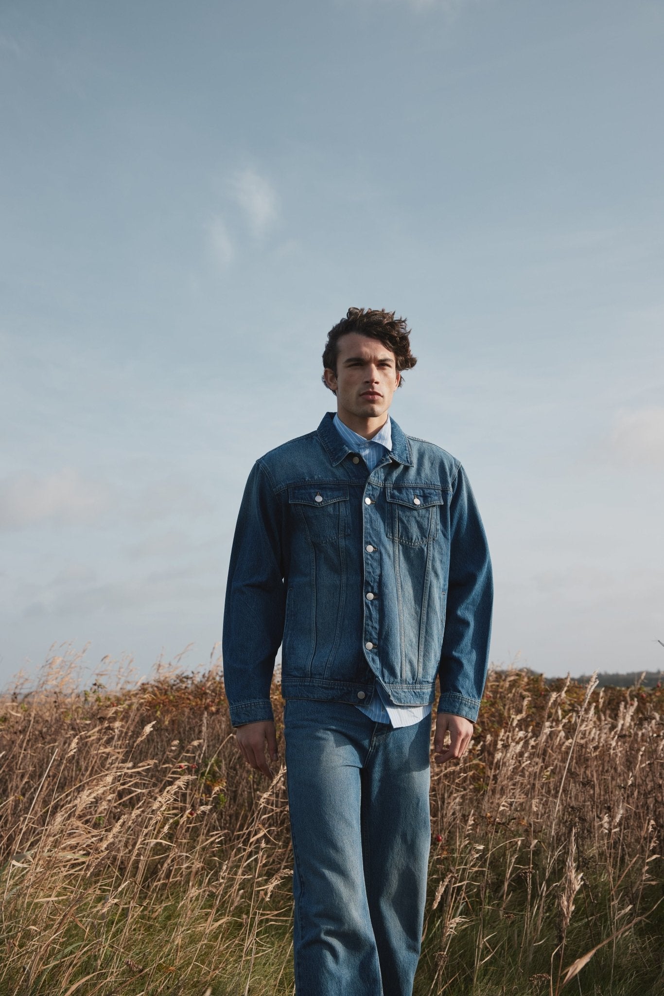 CASUAL FRIDAY - MAXEMIL0222 relaxed denim jacket - 20505563 - Boutique Bubbles