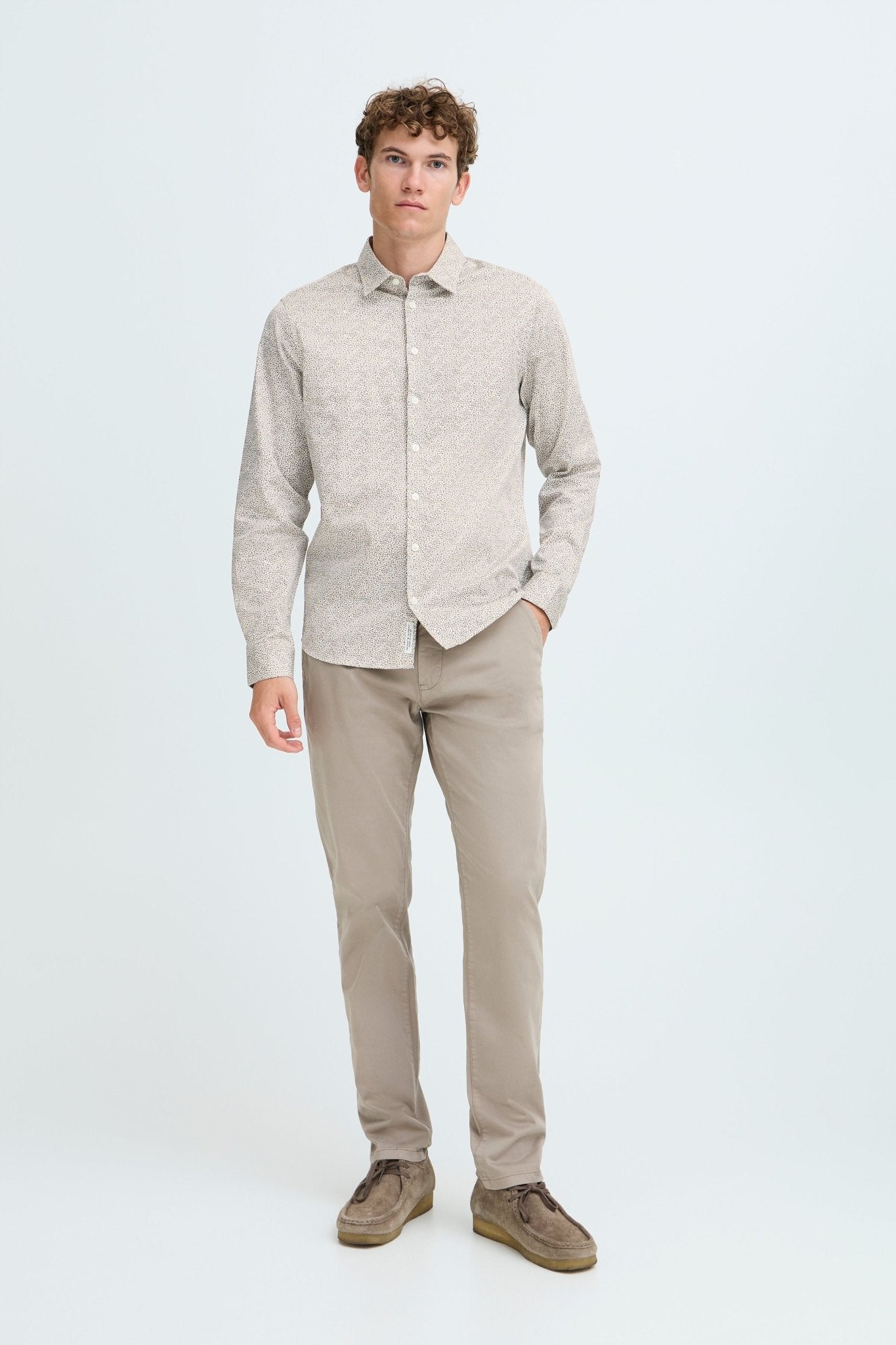 CASUAL FRIDAY - NILO LS AOP floral shirt - 20505589 - Boutique Bubbles