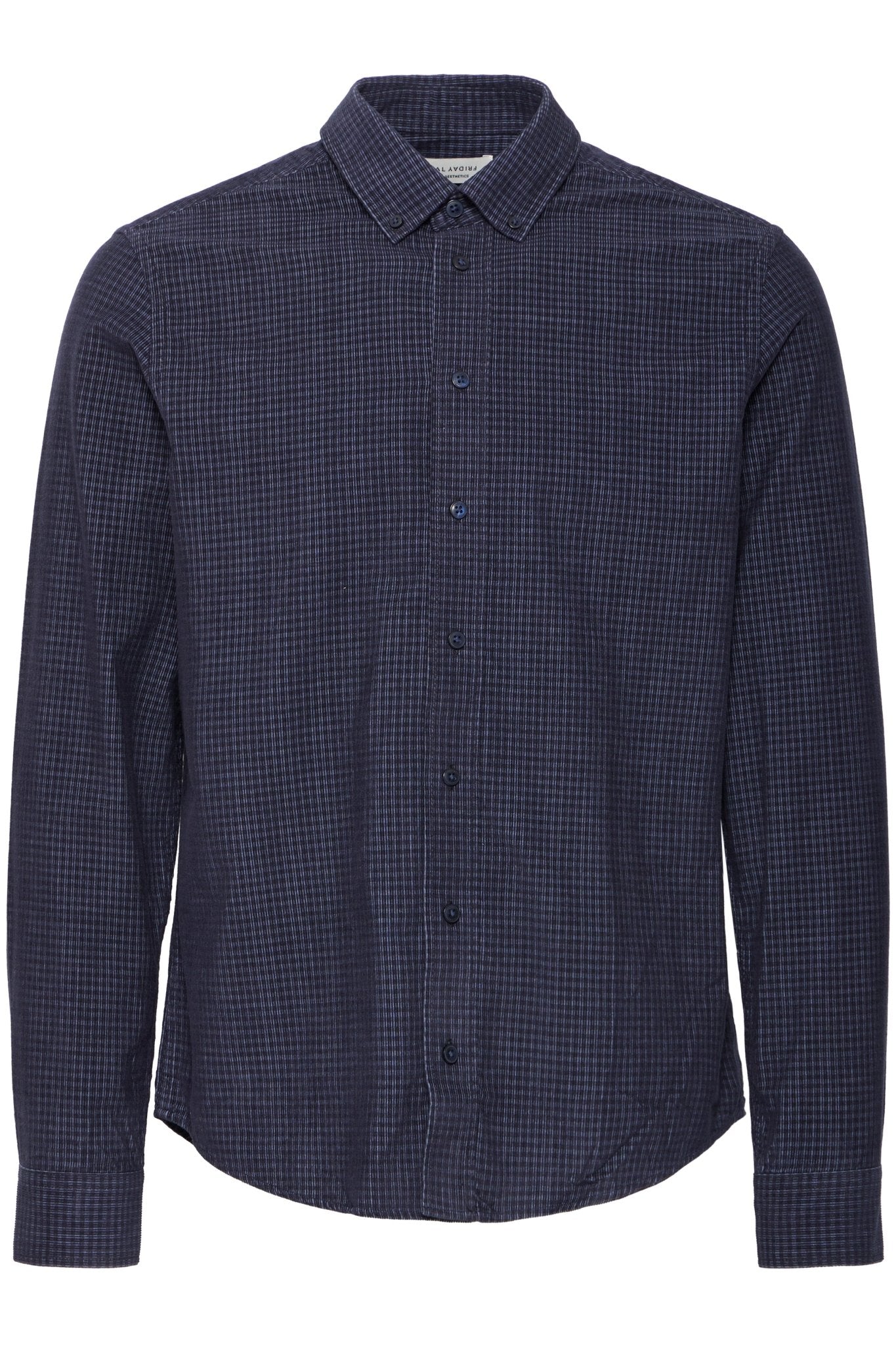 CASUAL FRIDAY - PONTUS LS BD checked corduroy shirt - 20505587 - Boutique Bubbles