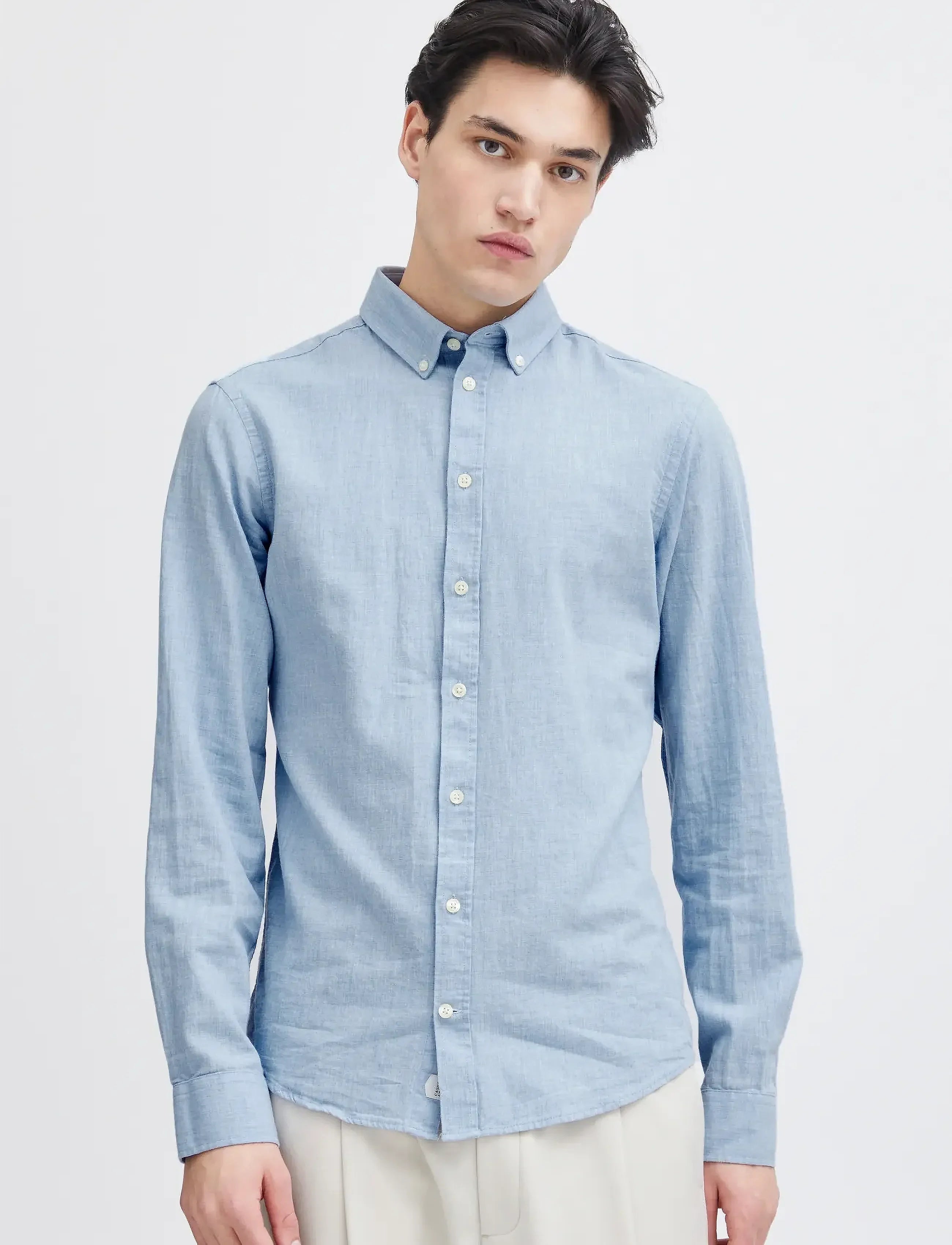 CASUAL FRIDAY - ANTON LS BD fil a fil shirt - 20504573