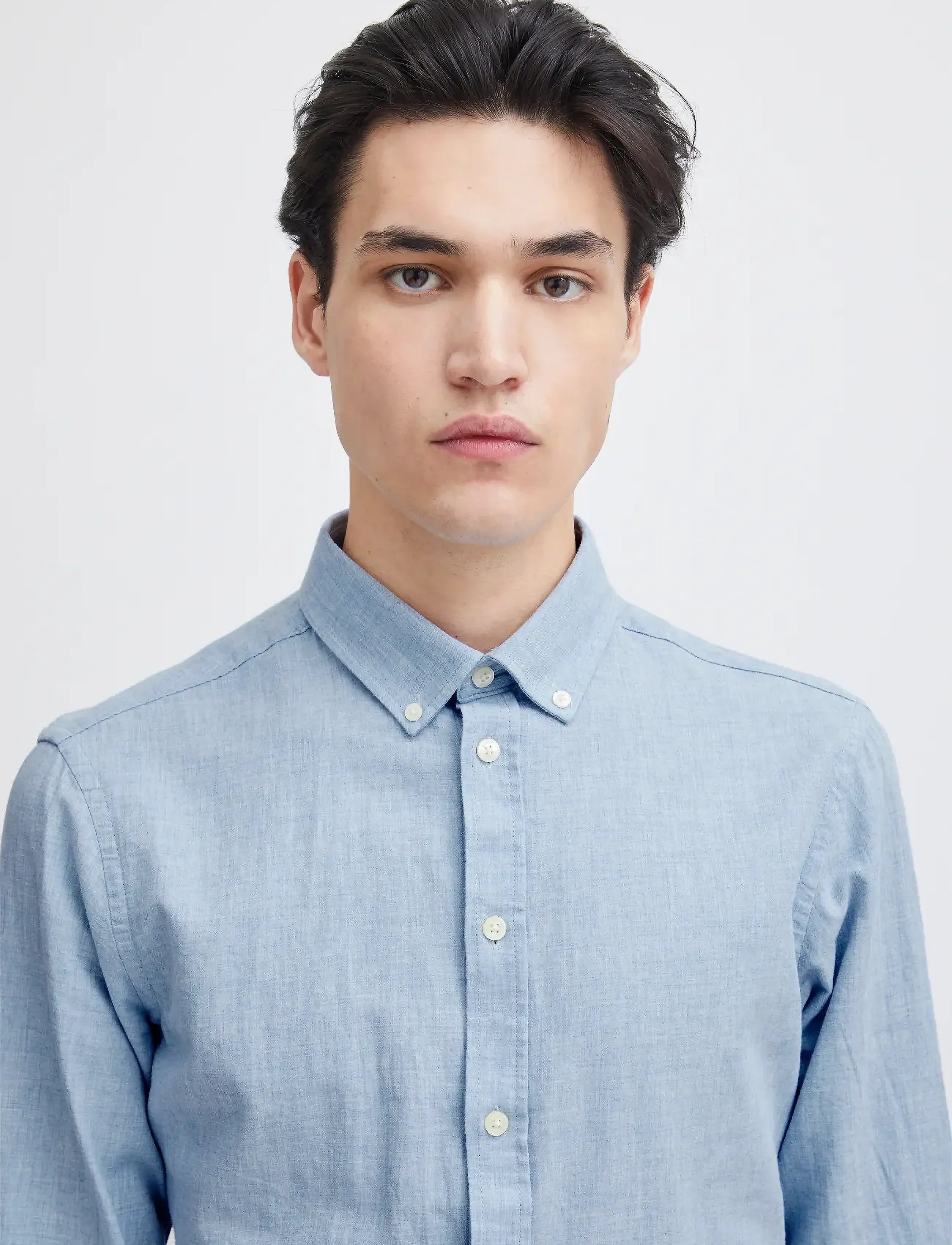 CASUAL FRIDAY - ANTON LS BD fil a fil shirt - 20504573